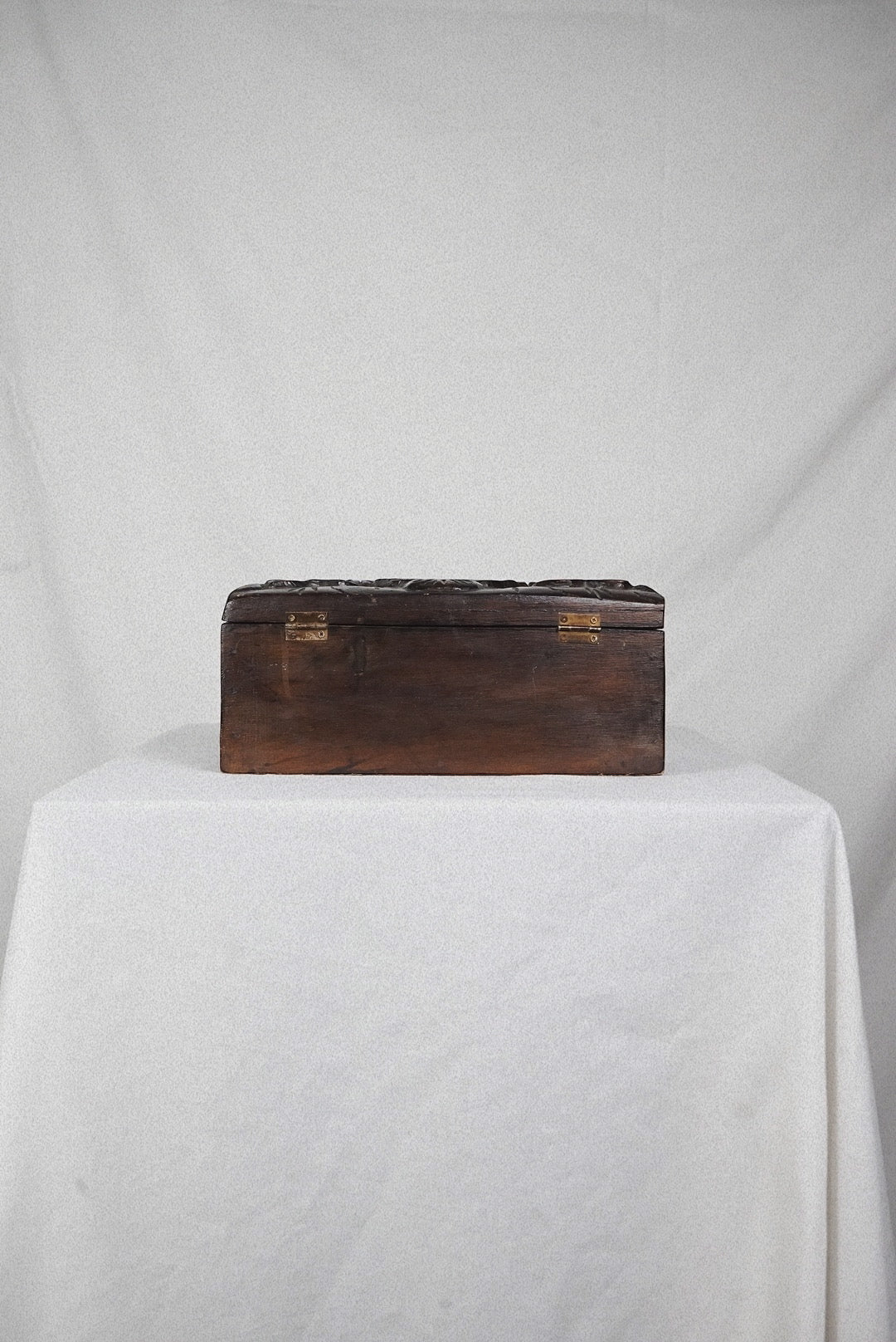 Hand Carved Indo Glove Box