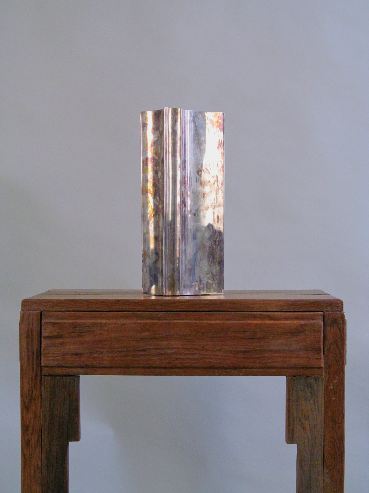 Modernist Silver Plated Vase c1950