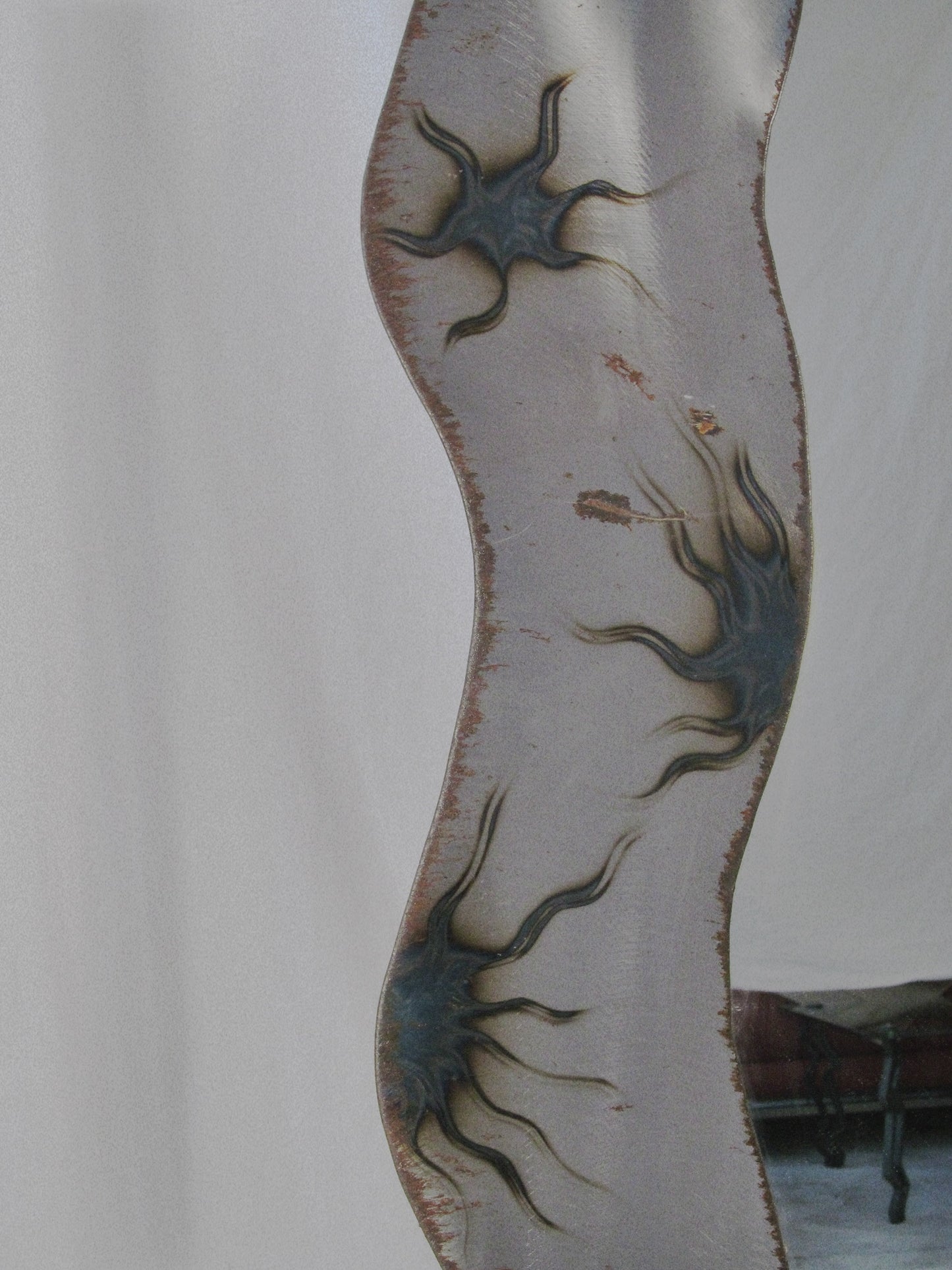 Scorched Steel Mirror