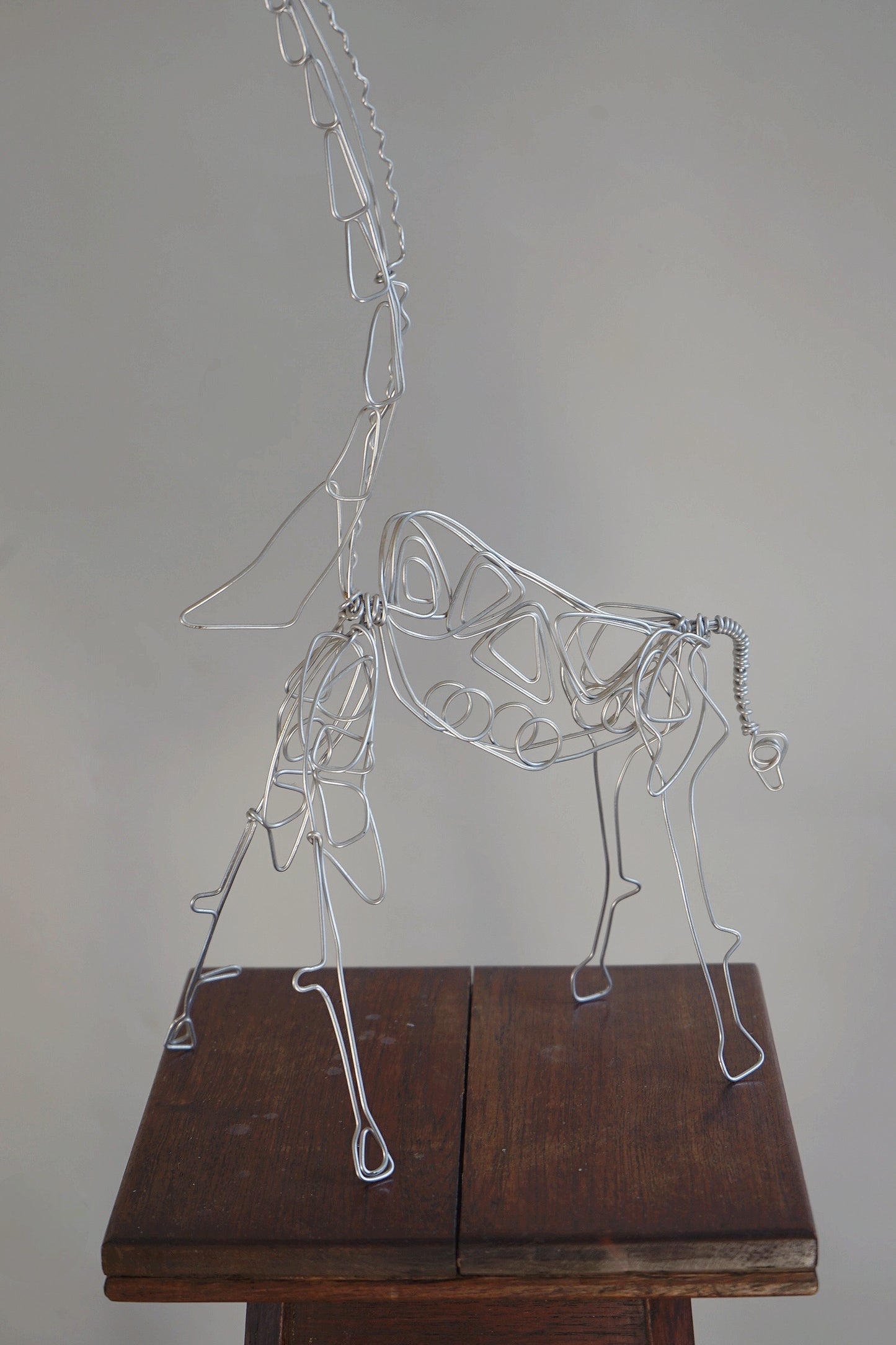 Wirework Giraffe Sculpture