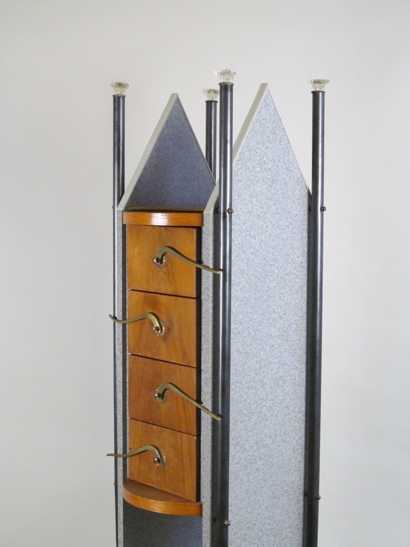 Sculptural Four-Drawer Standing Cabinet, Italy c.1970s - ON HOLD