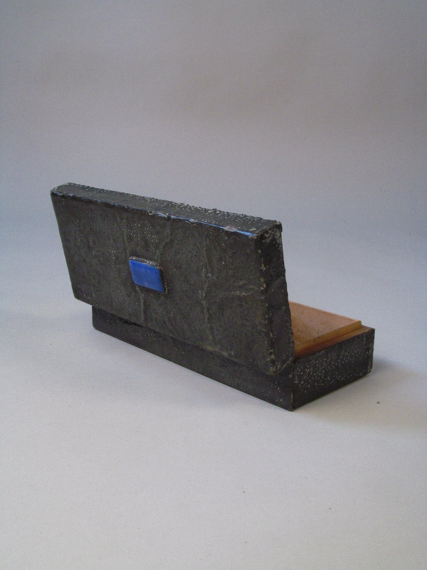 Early 20th-Century Hammered Pewter Box