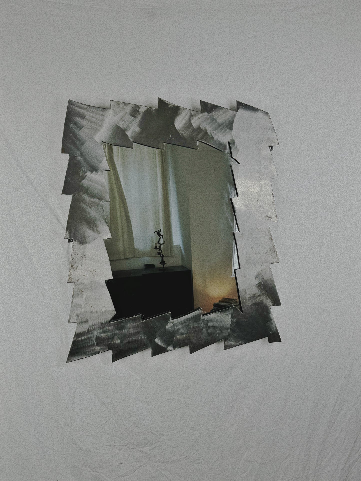 Jagged Steel Mirror
