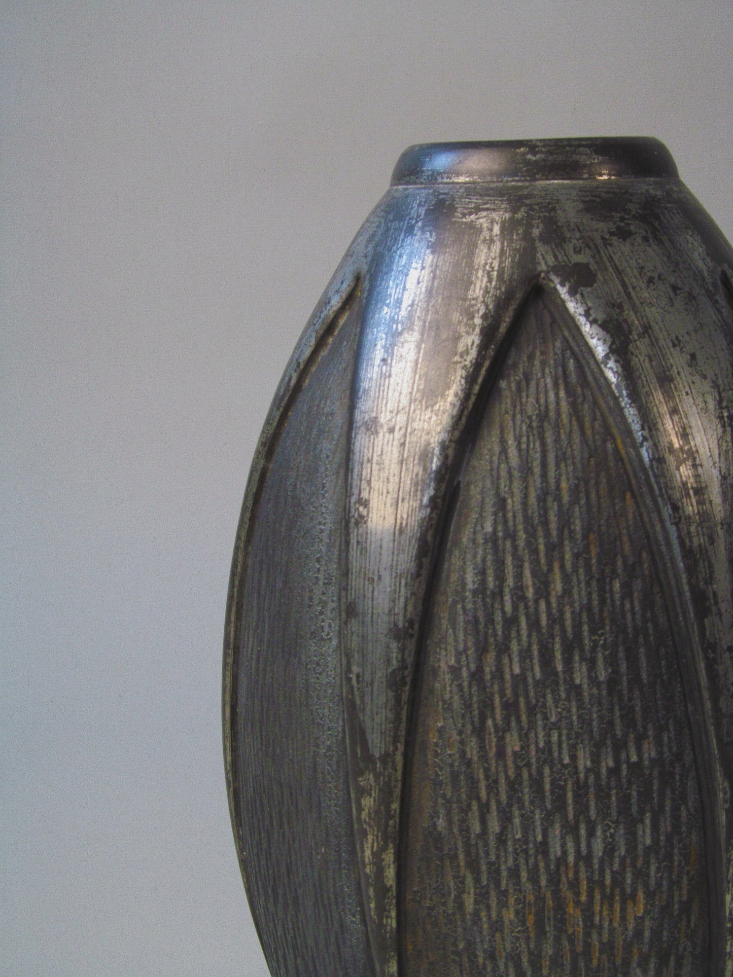 Pewter Vase, Les Etains RD (René Delavan b.1926) – c.20th Century
