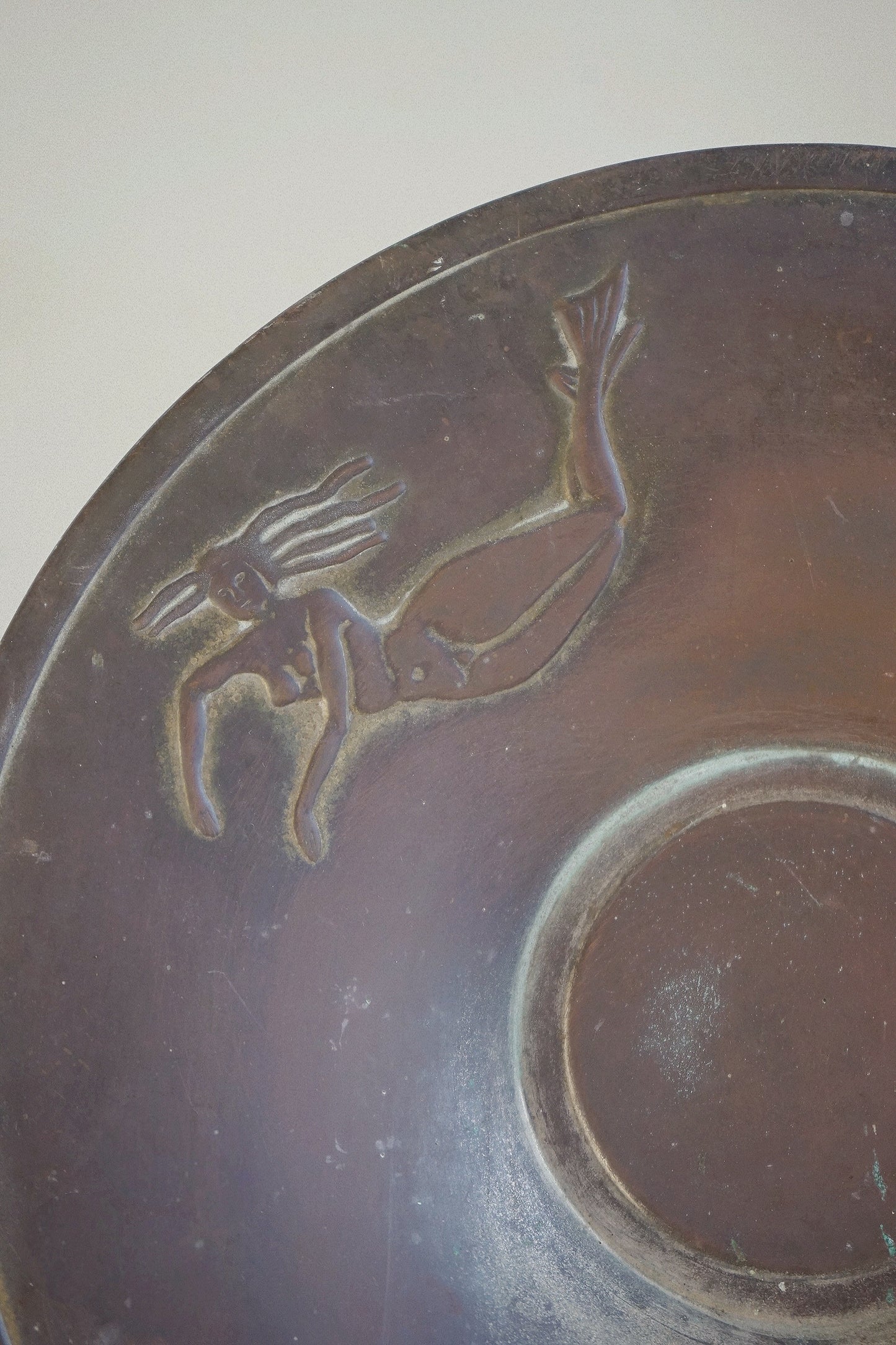 Swedish Grace Mermaid Charger c.1930