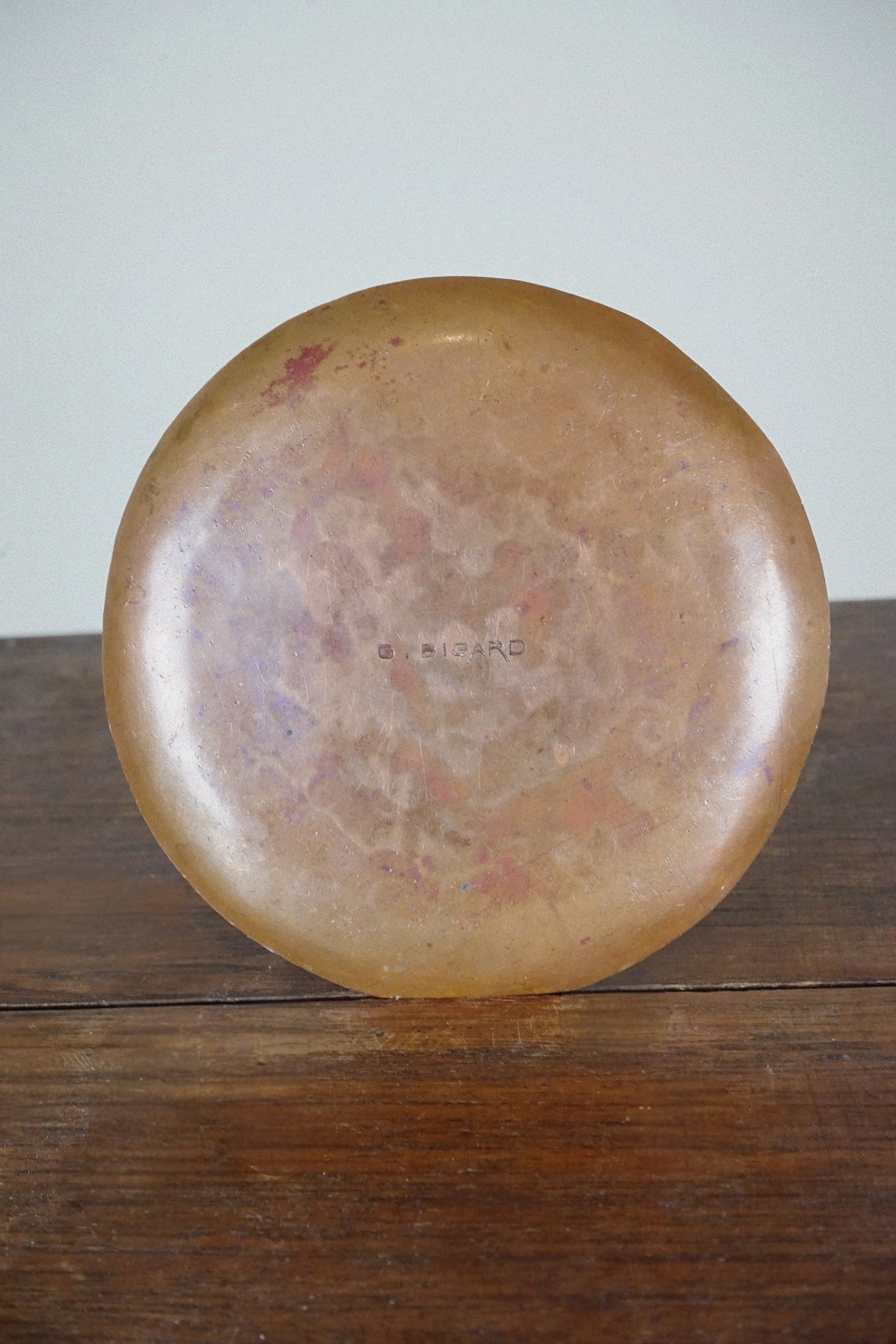Hammered Dinanderie Dish — Gaston Bigard France, c.1920s