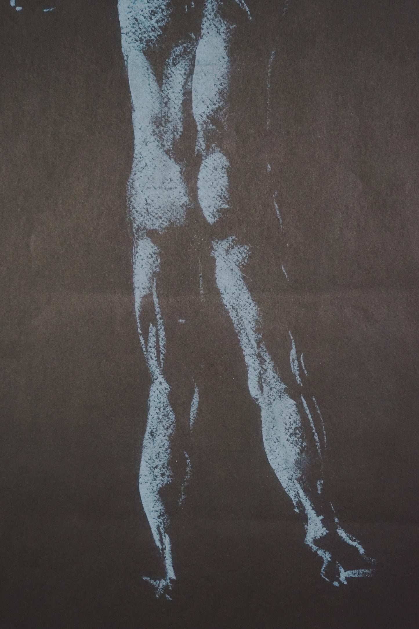 Italian Chalk Drawing — Male Figure 1981