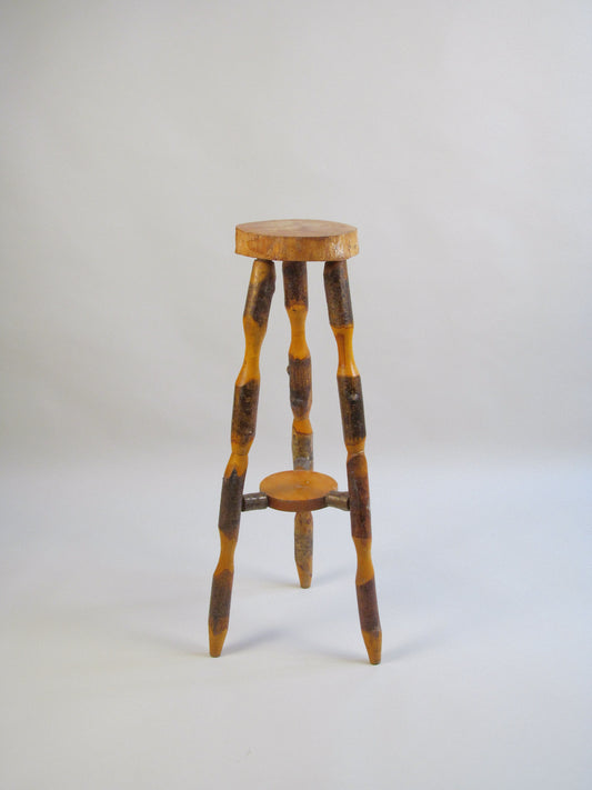 Naturalistic Wooden End Table