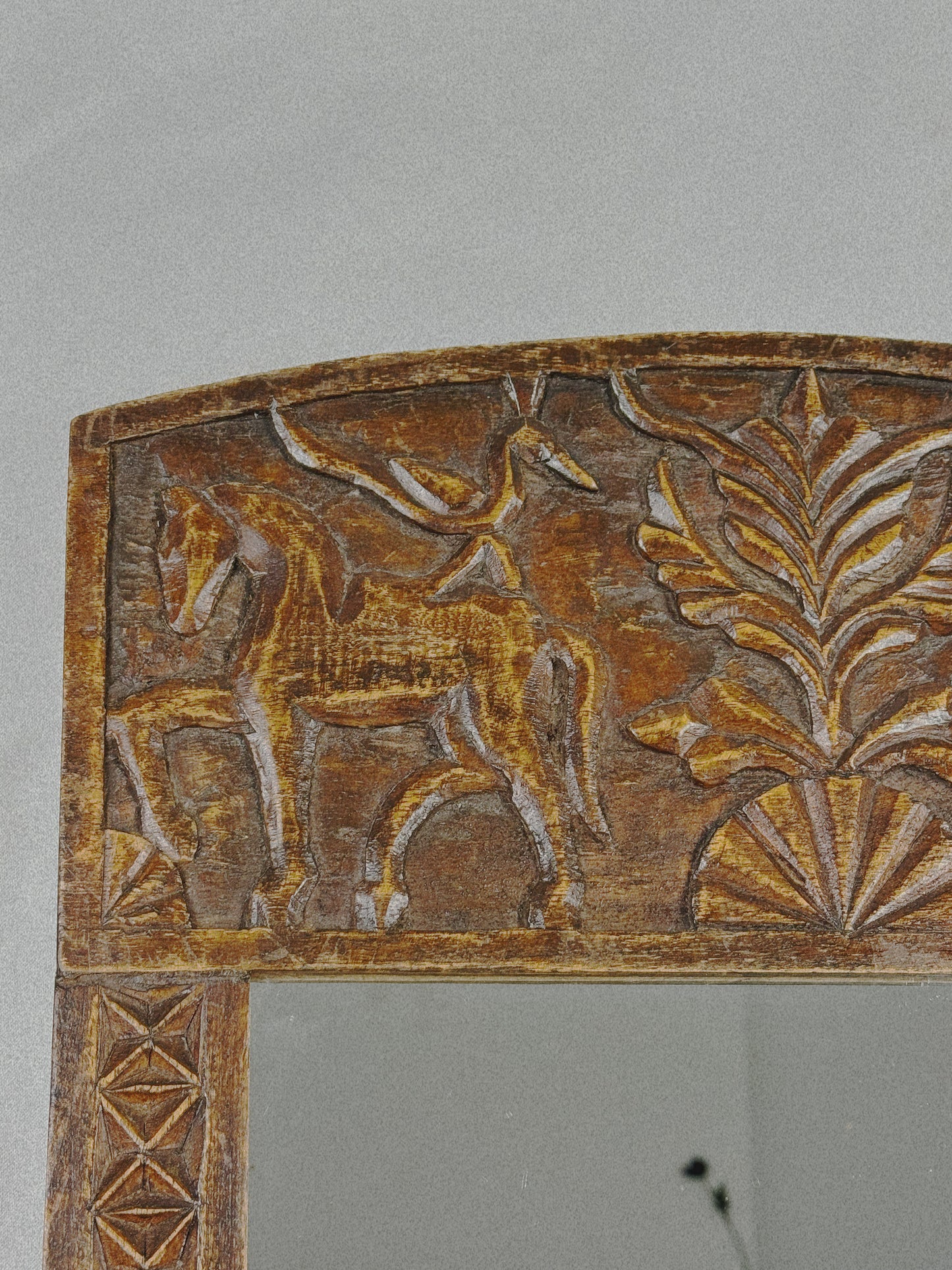 Arts and Crafts Horse Mirror
