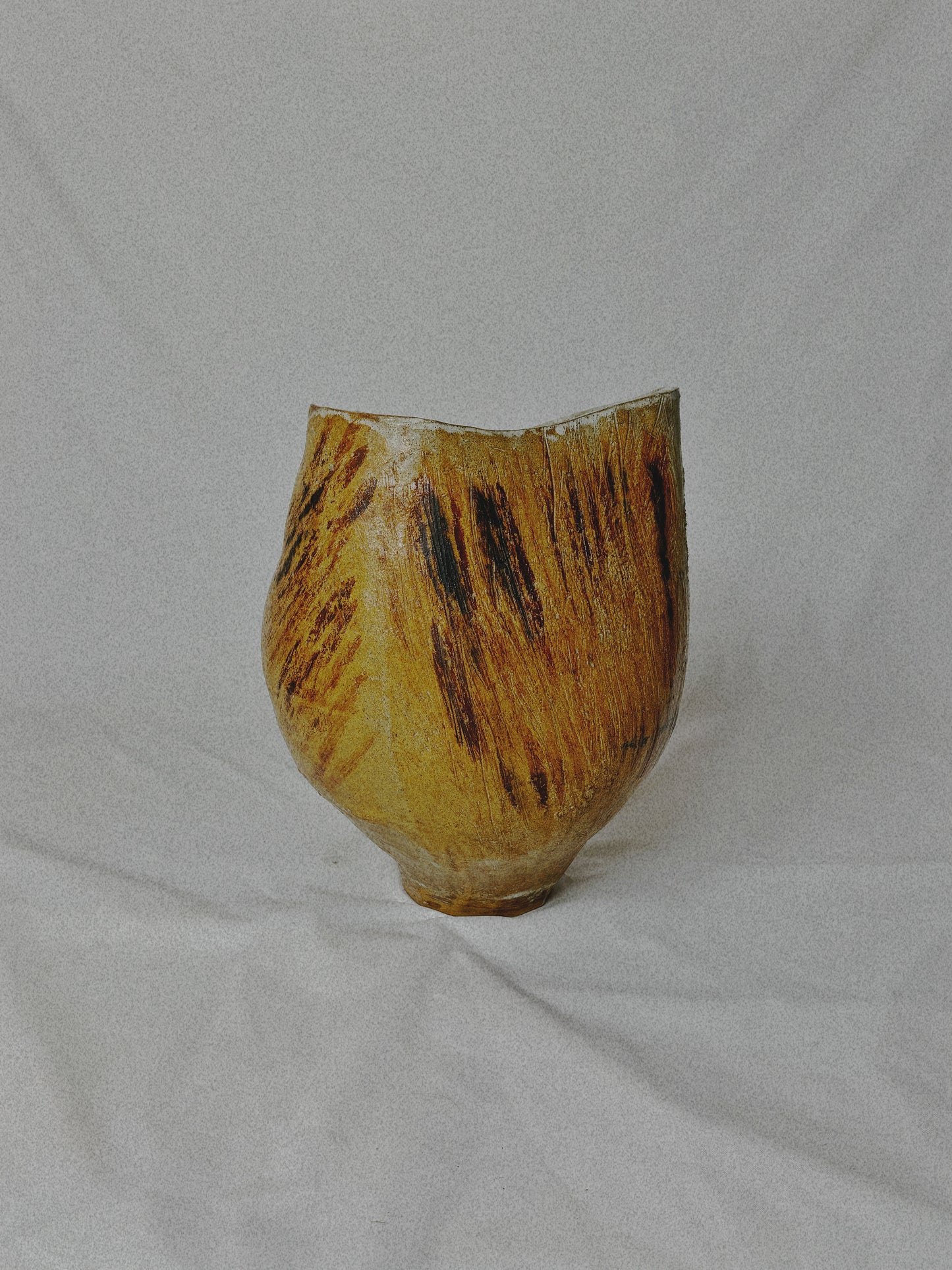 Glazed Stoneware Vessel