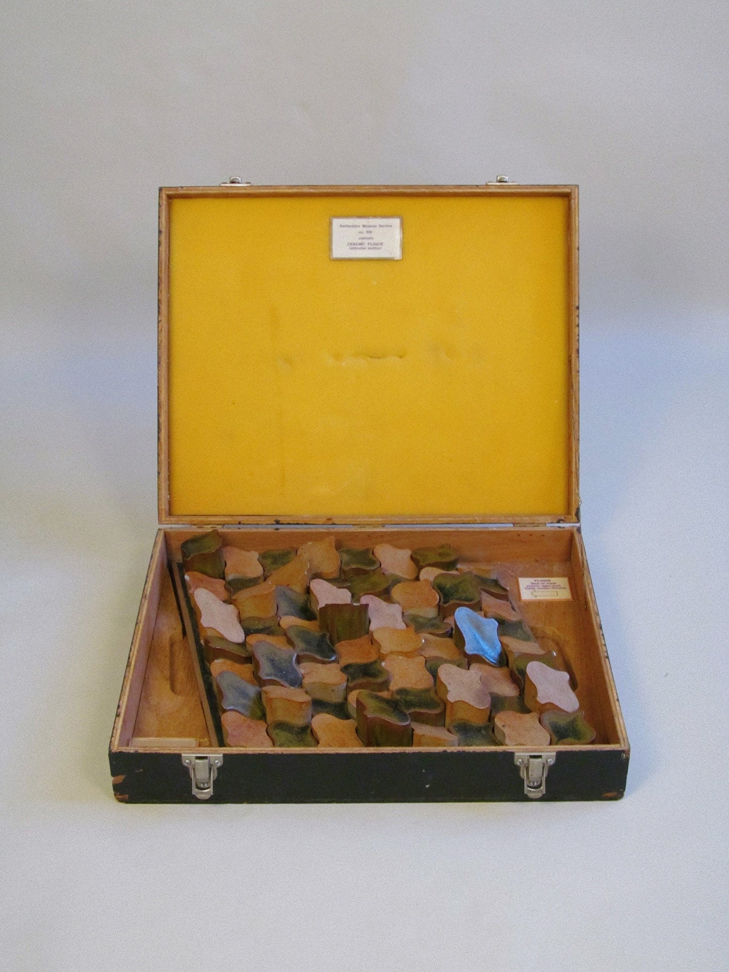 Derbyshire School of Art Ceramic Wall Plaque with Original Case c.1970