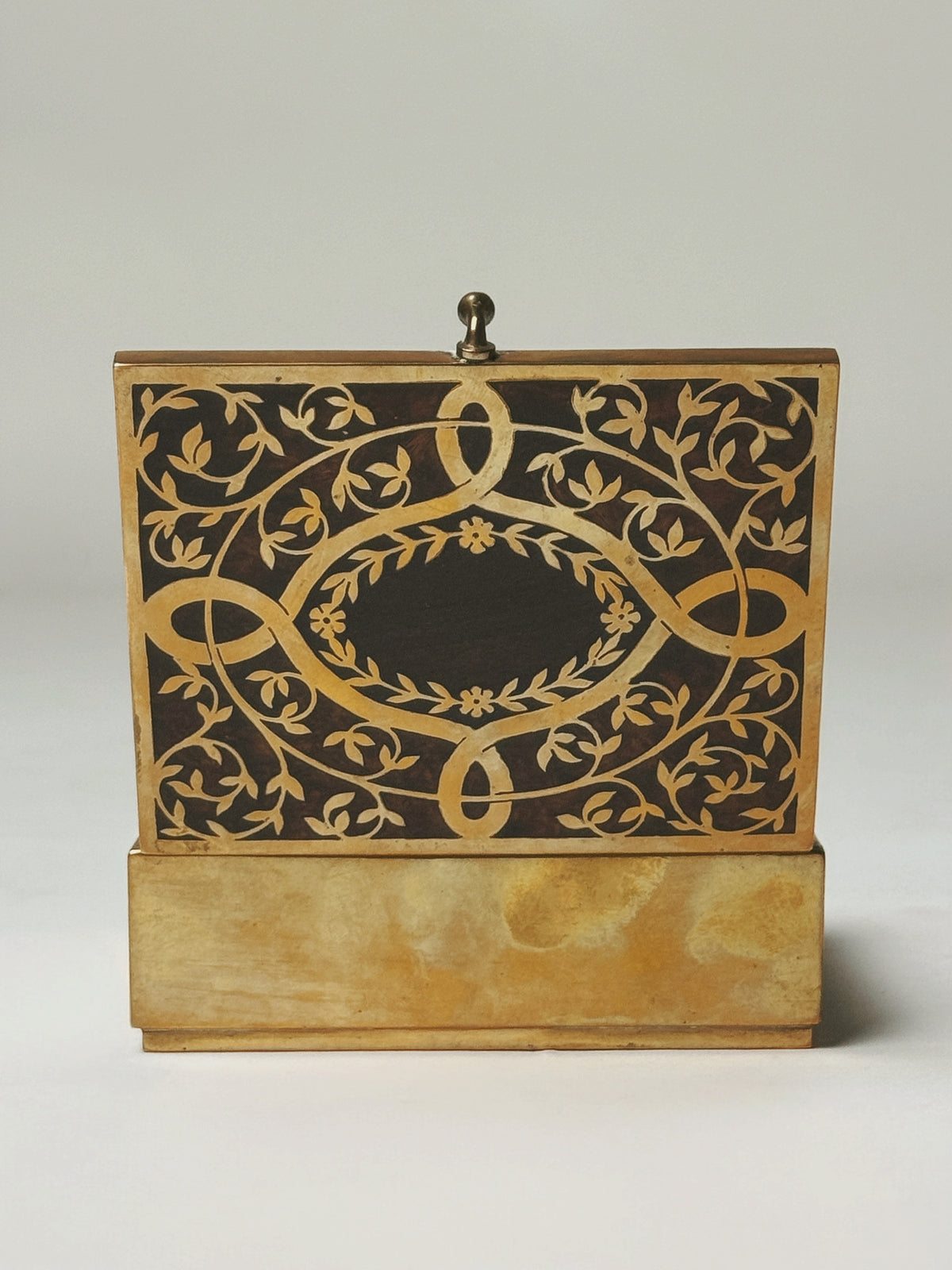 Erhard & Söhne Secessionist Brass Box
Germany, c.1905–1915