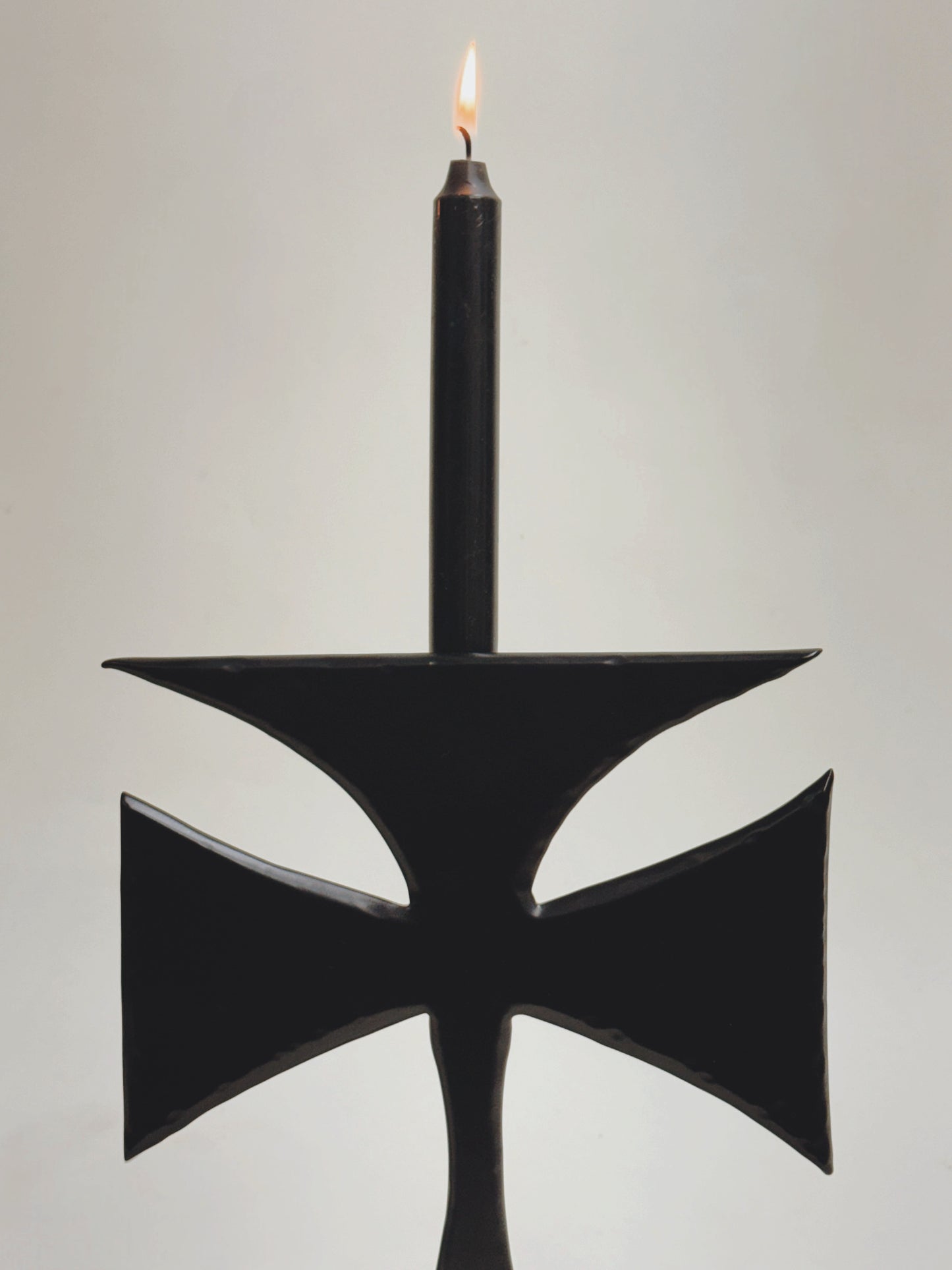 Myakin Maltese Cross Candleholders