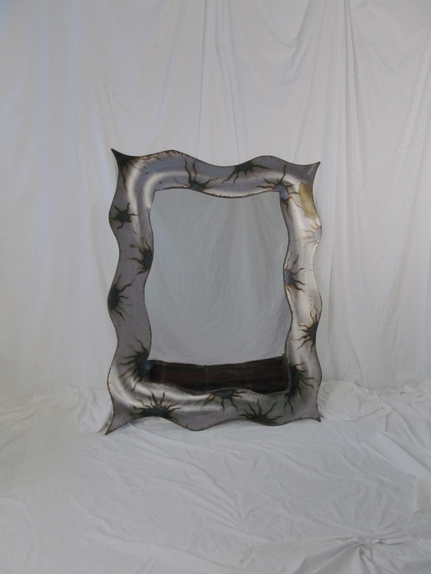 Scorched Steel Mirror