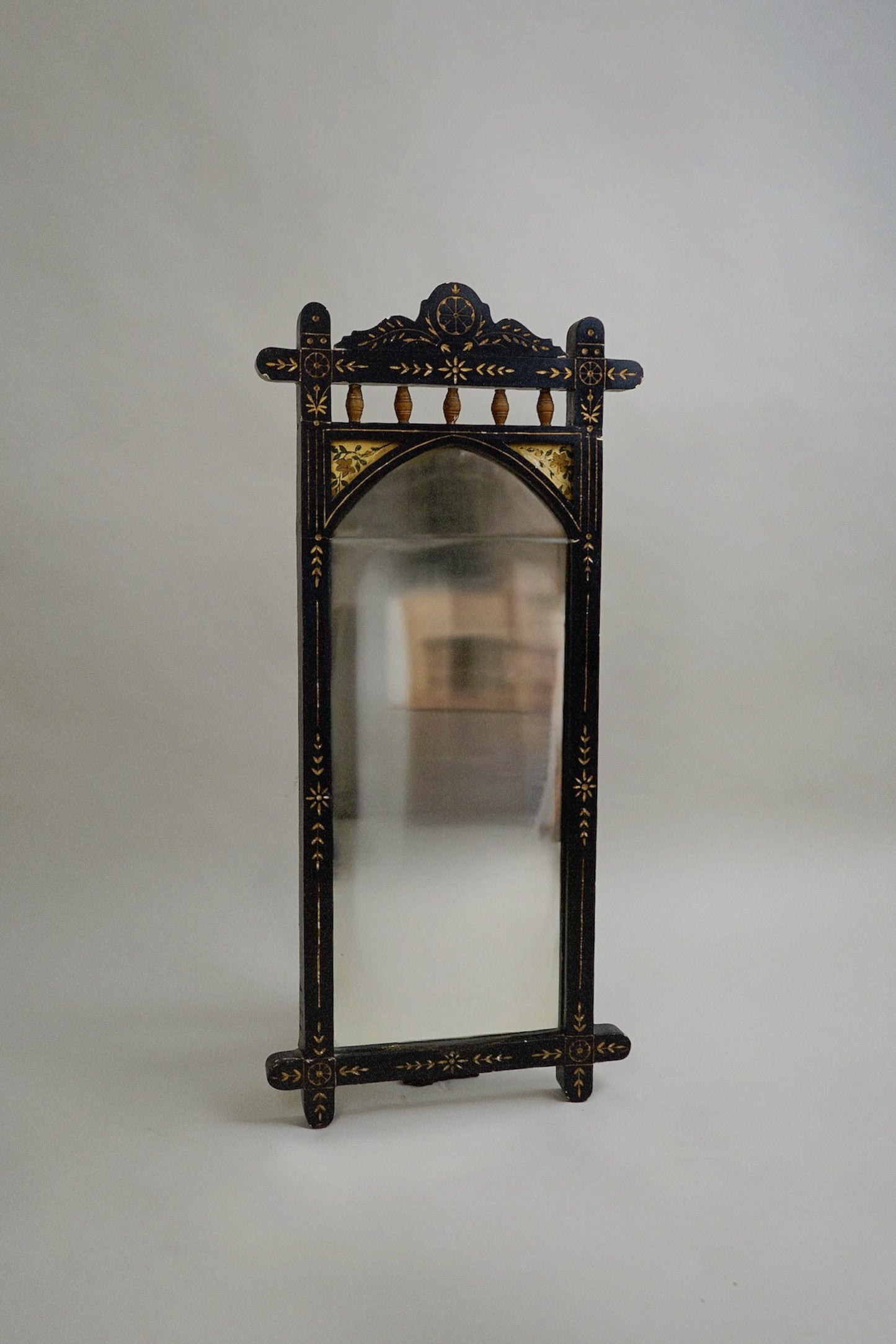Aesthetic Movement Ebonised Mirror c.1890-1910