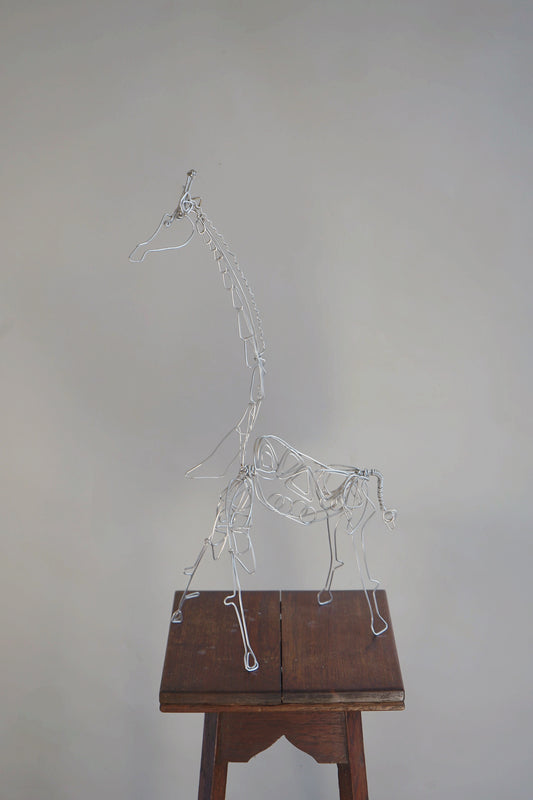 Wirework Giraffe Sculpture