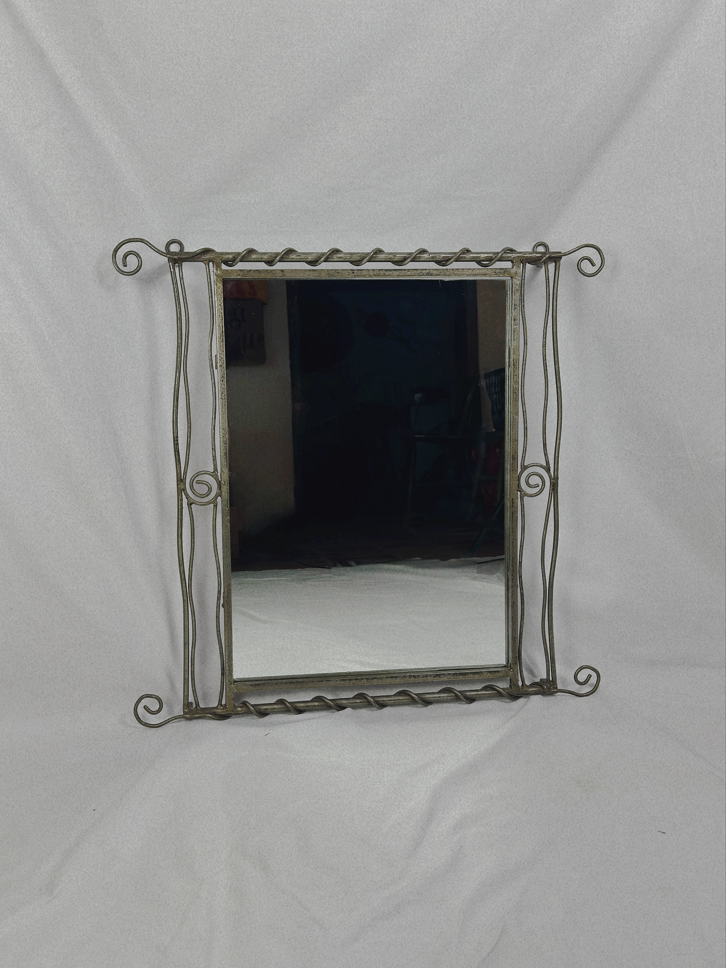 Iron Swirl Mirror