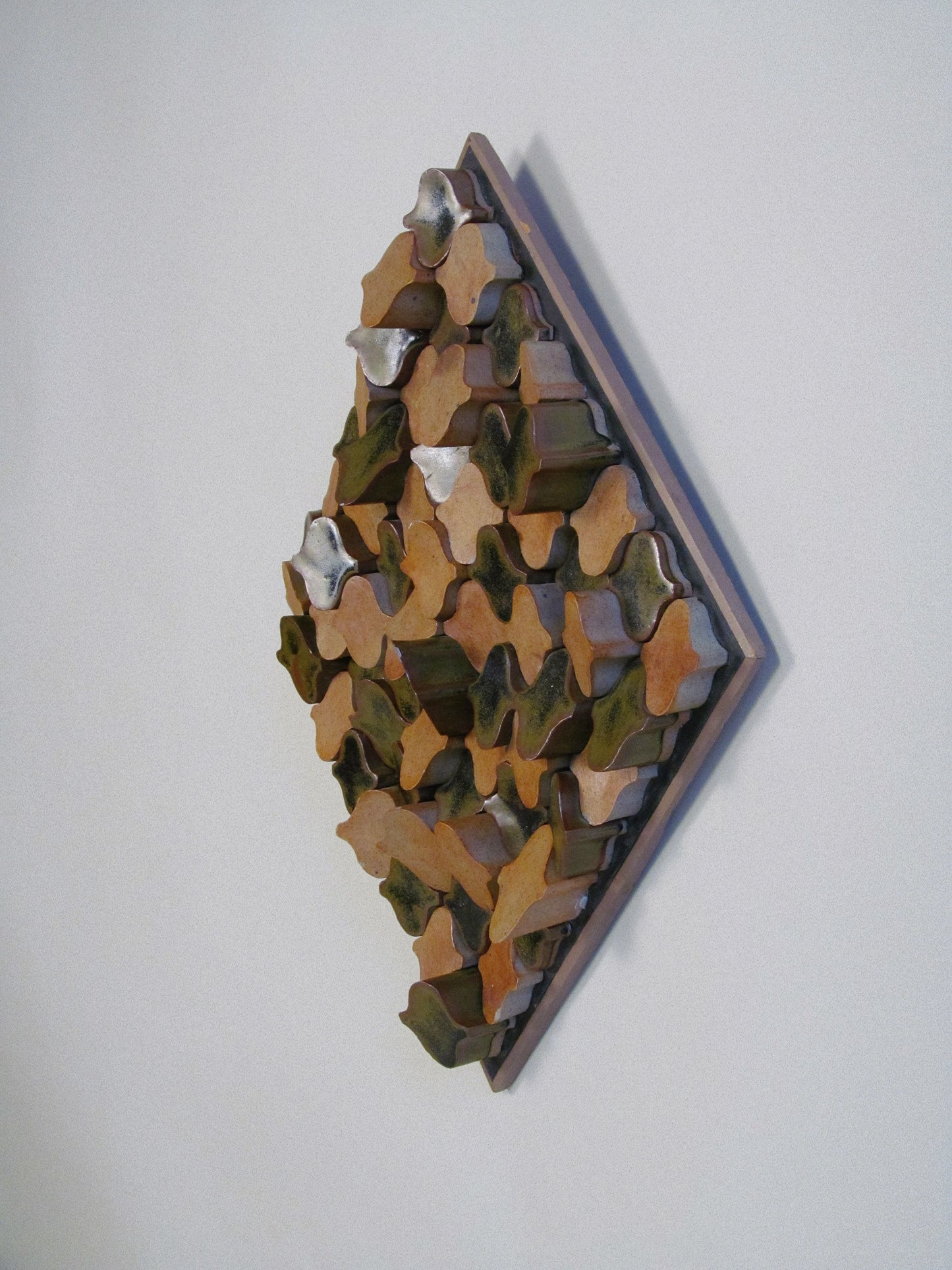 Derbyshire School of Art Ceramic Wall Plaque with Original Case c.1970