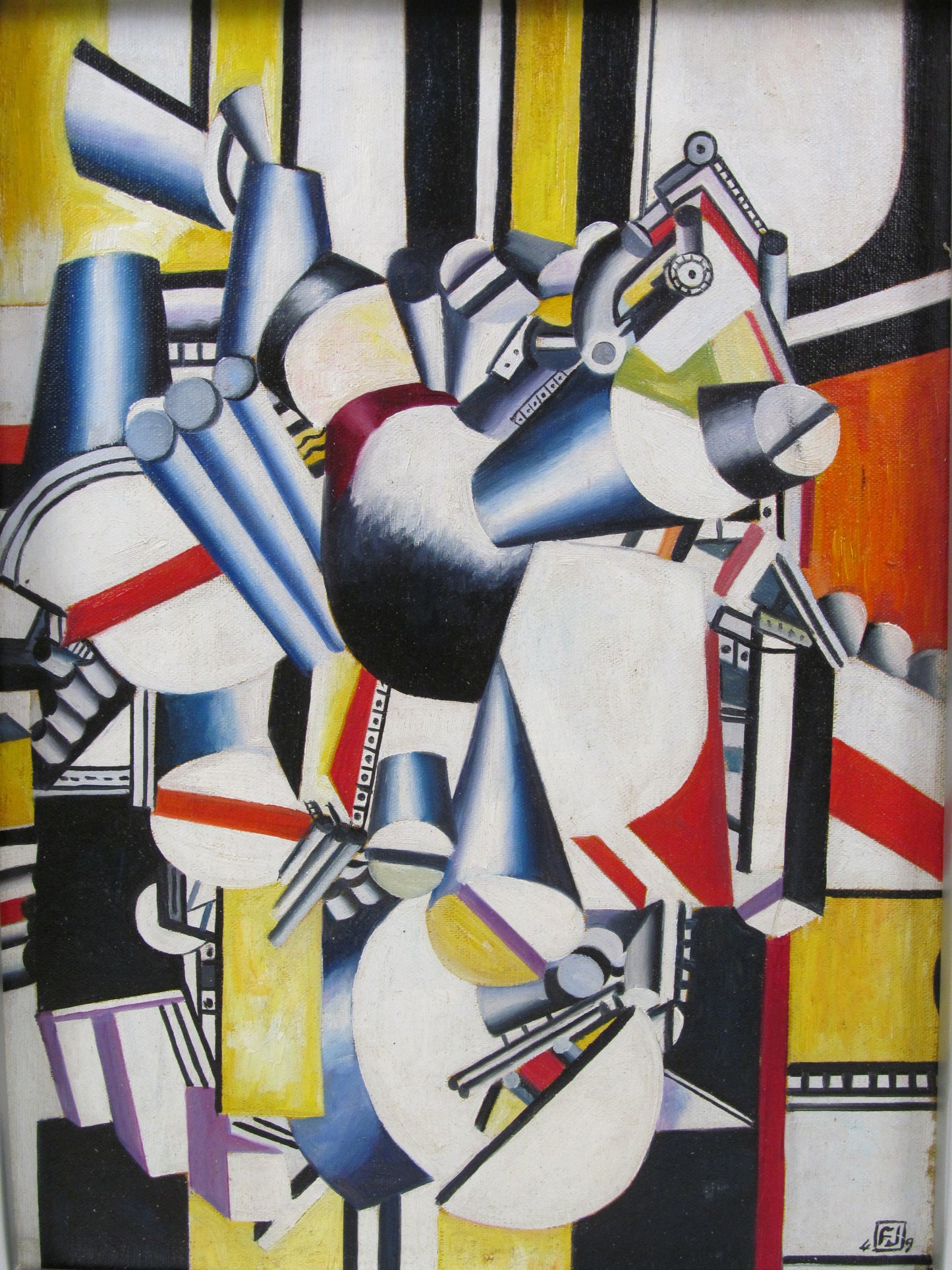Oil on Board, School of Fernand Léger, 1949 - ON HOLD