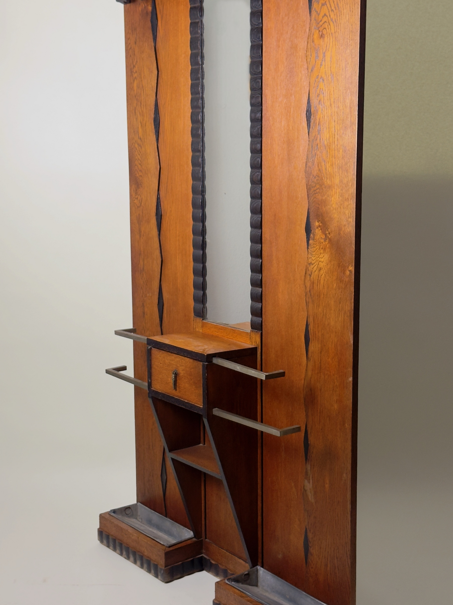 Monumental Illuminated Art Deco Entrance Stand, c.1930
