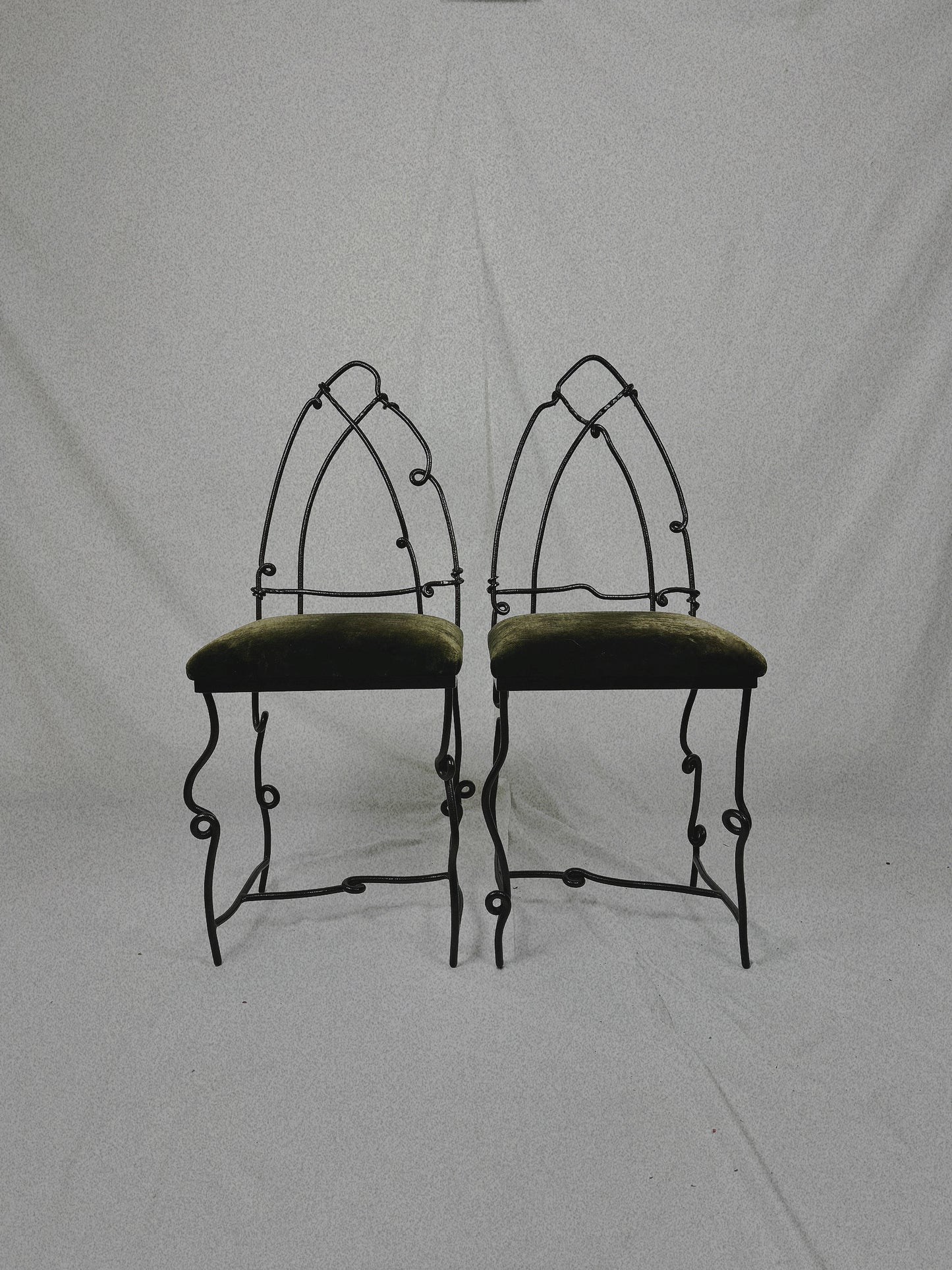 Wrought Iron Organic Dining Set