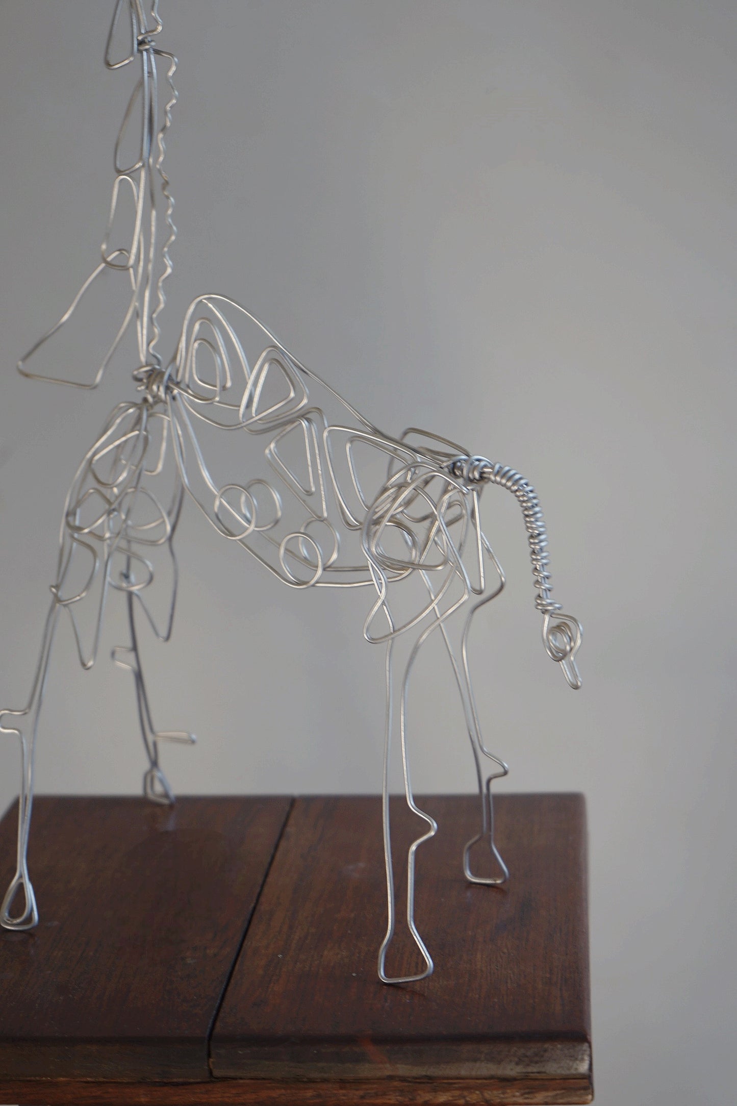 Wirework Giraffe Sculpture