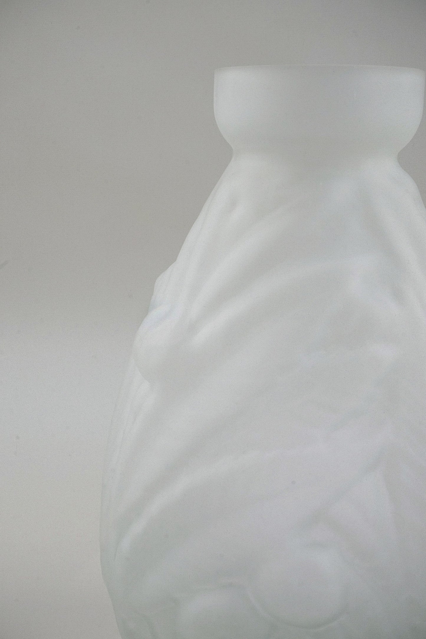 Muller Frères Frosted Glass Vase