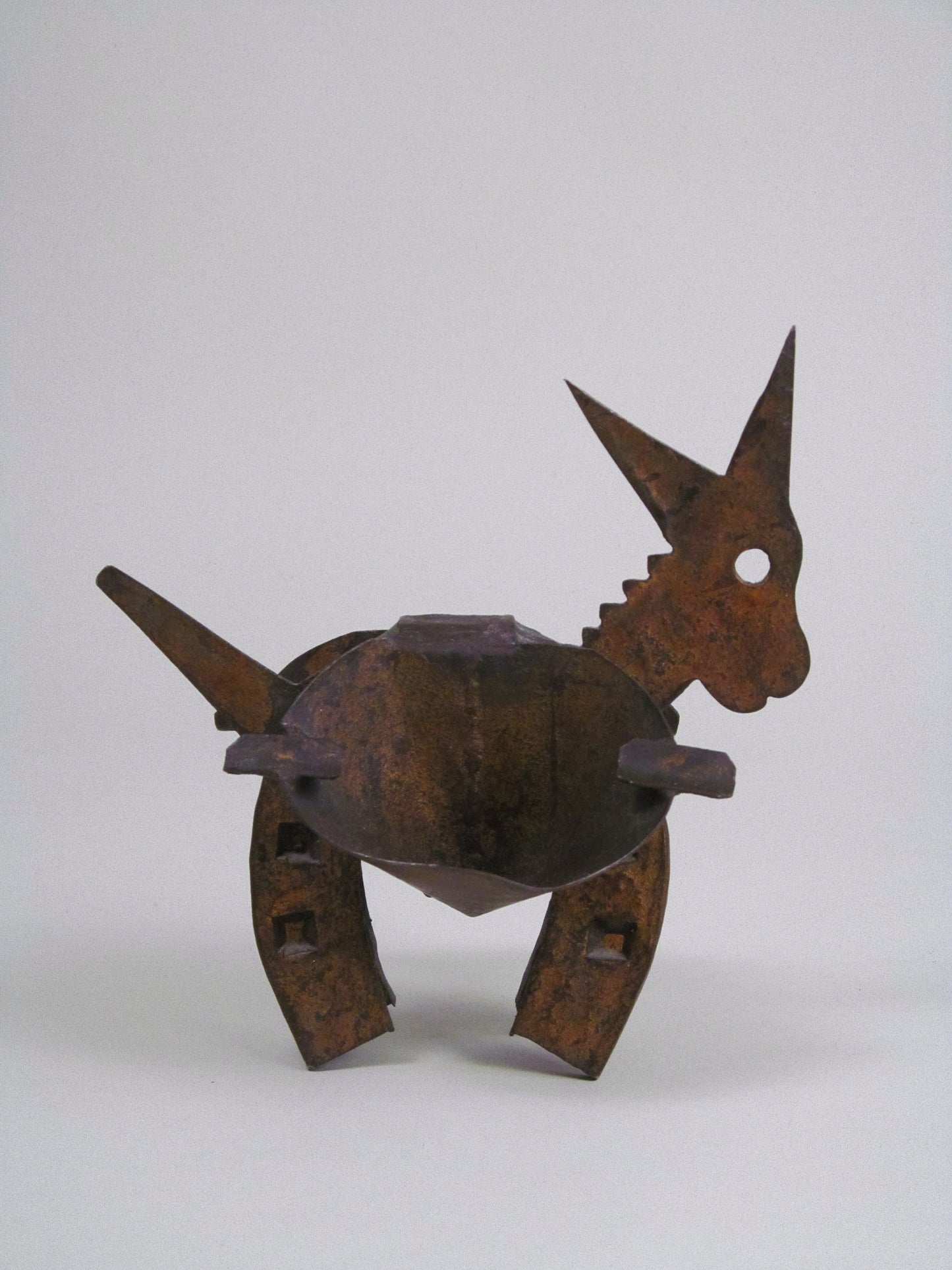 Donkey Form Iron Ashtray c.1970