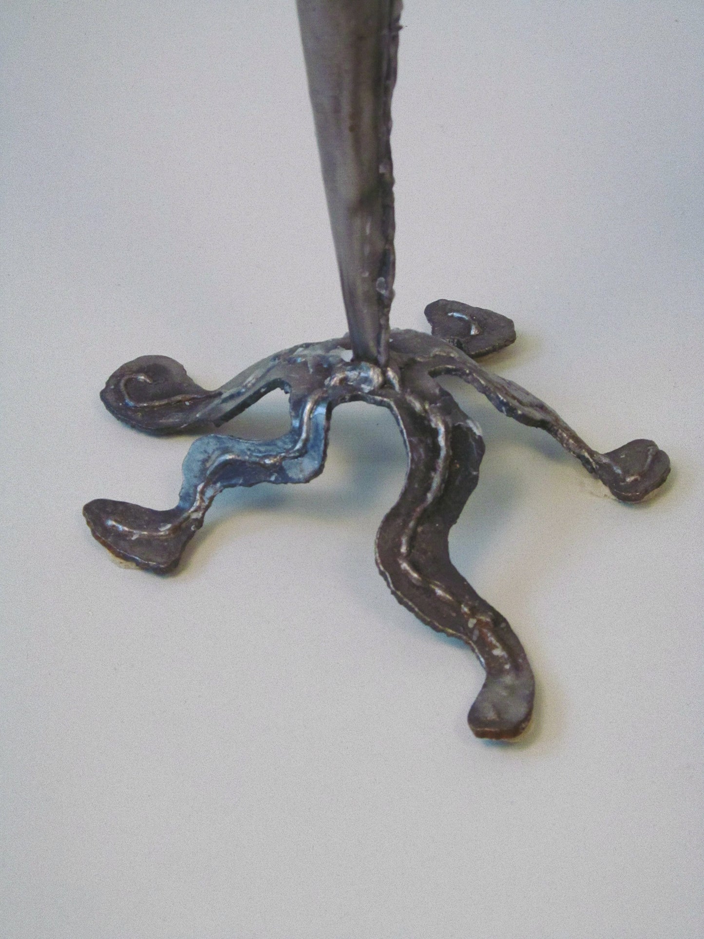 Pair of Steel candleholders