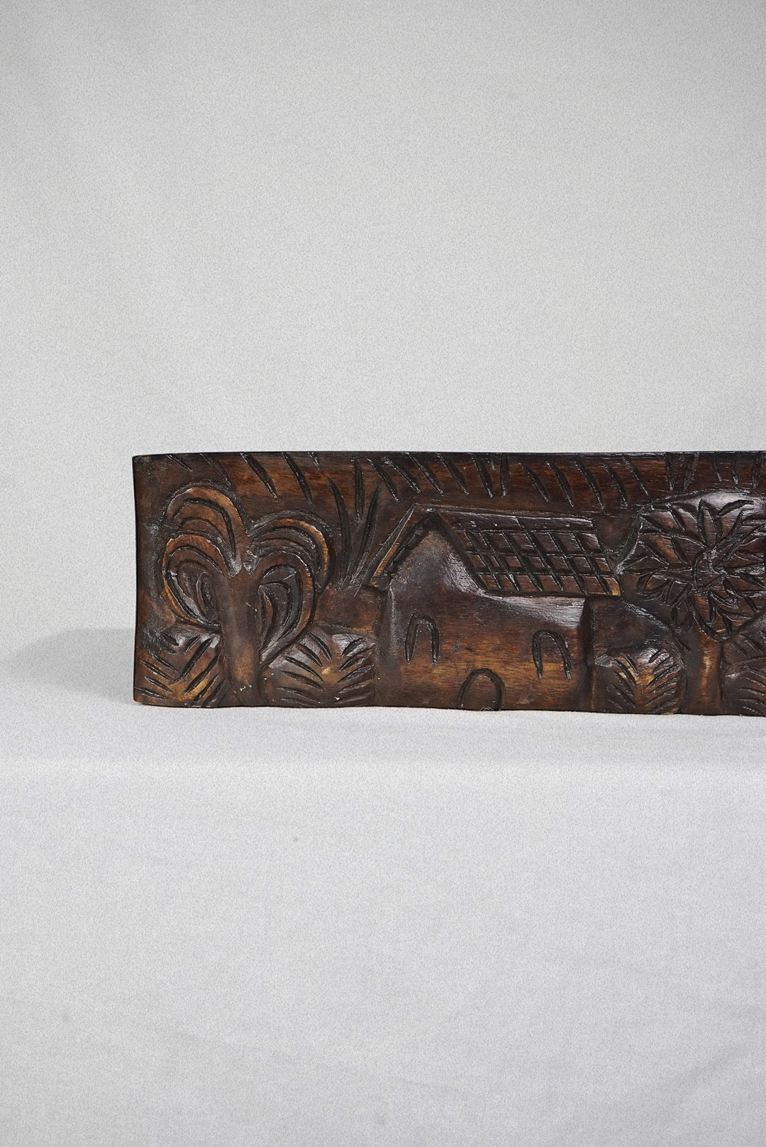 Hand Carved Indo Glove Box