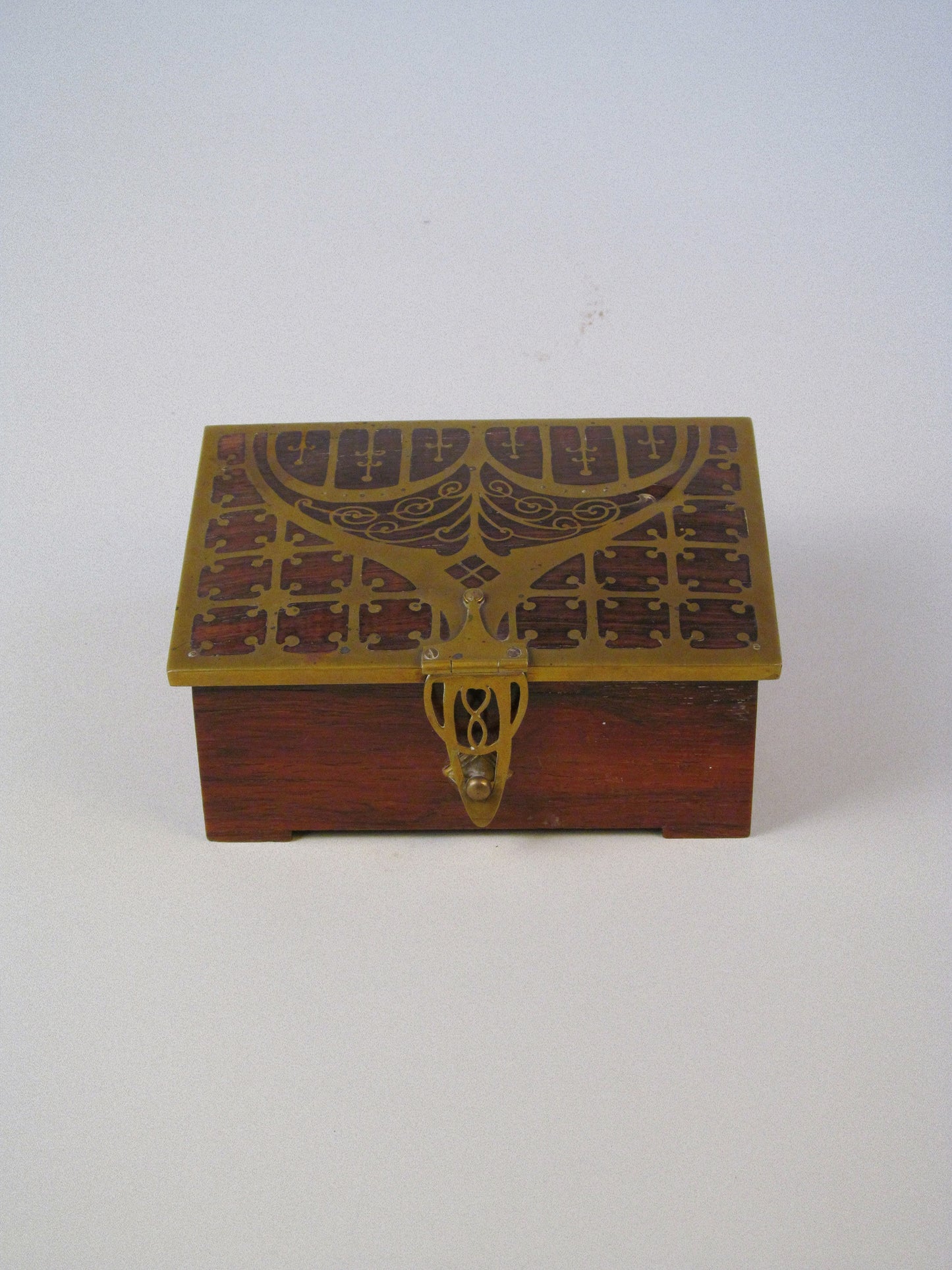 Seccessionist Cigar Box c.1910 With Contents
