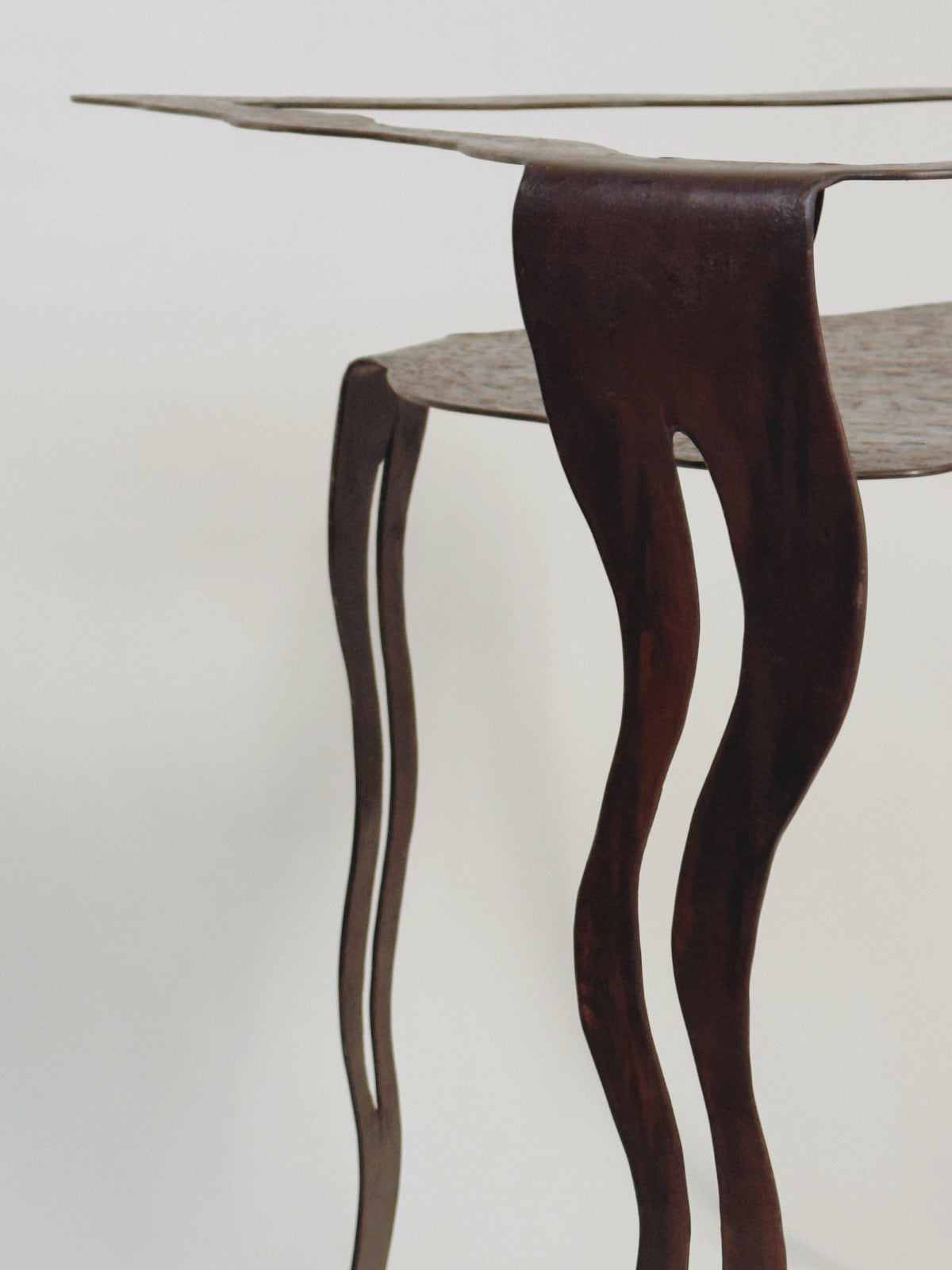 Steel Console Table by Arnaud Maurer