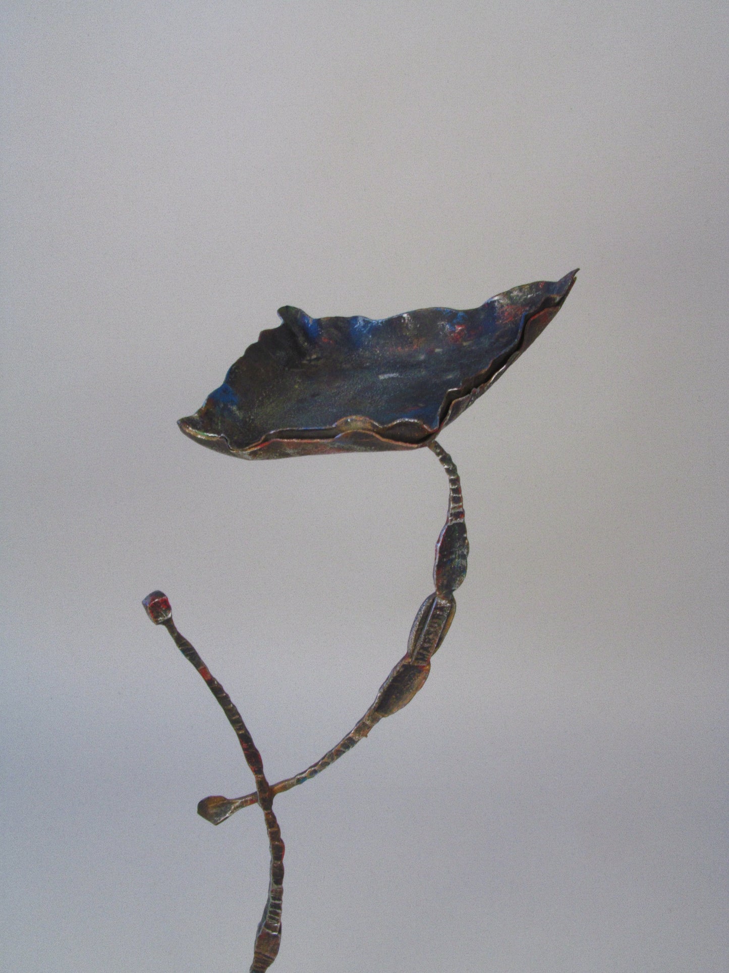 Salvino Masura (b.1938) — Modernist Wrought Iron Ashtray, c.1970