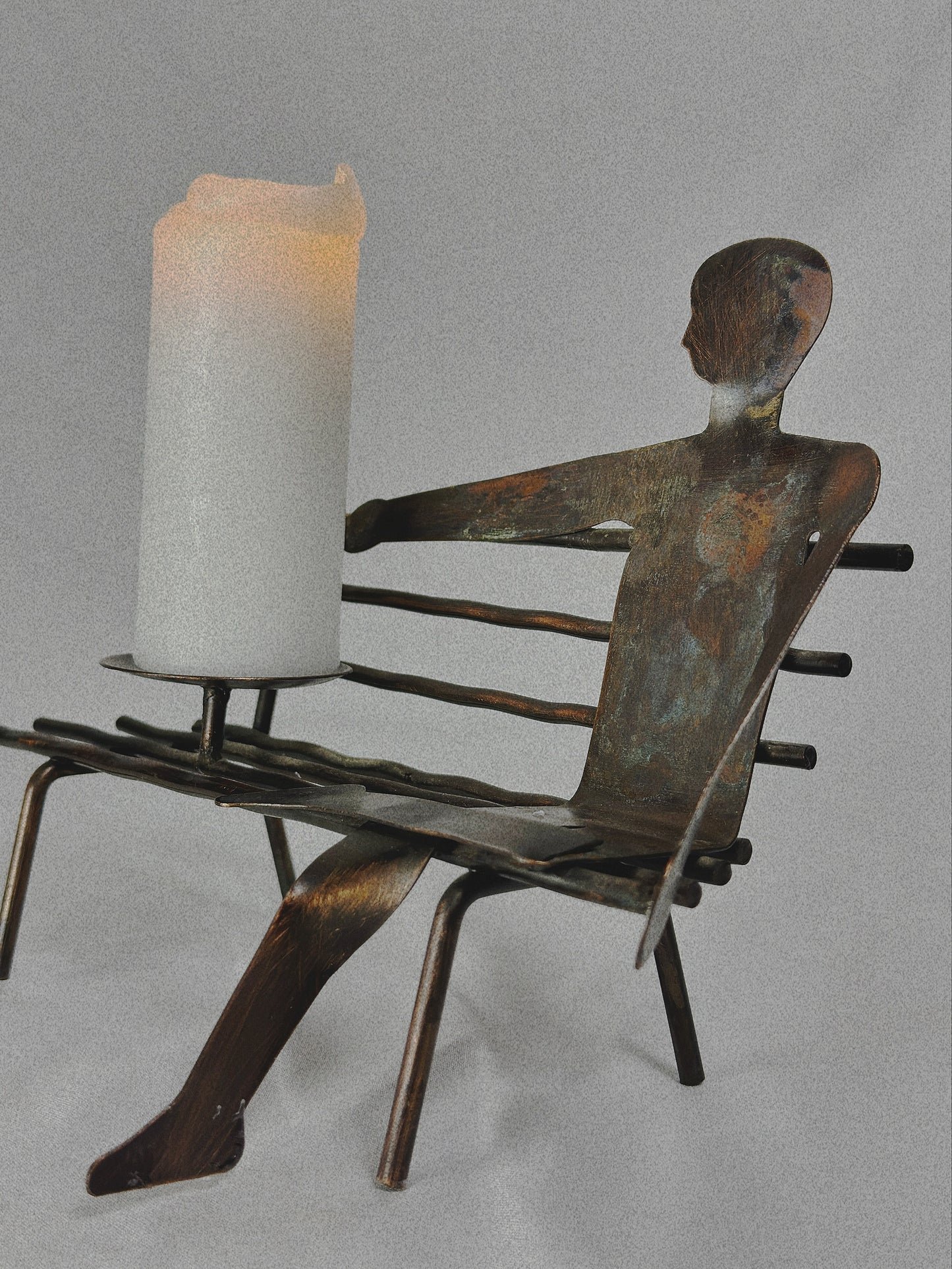 Copper Candleholder