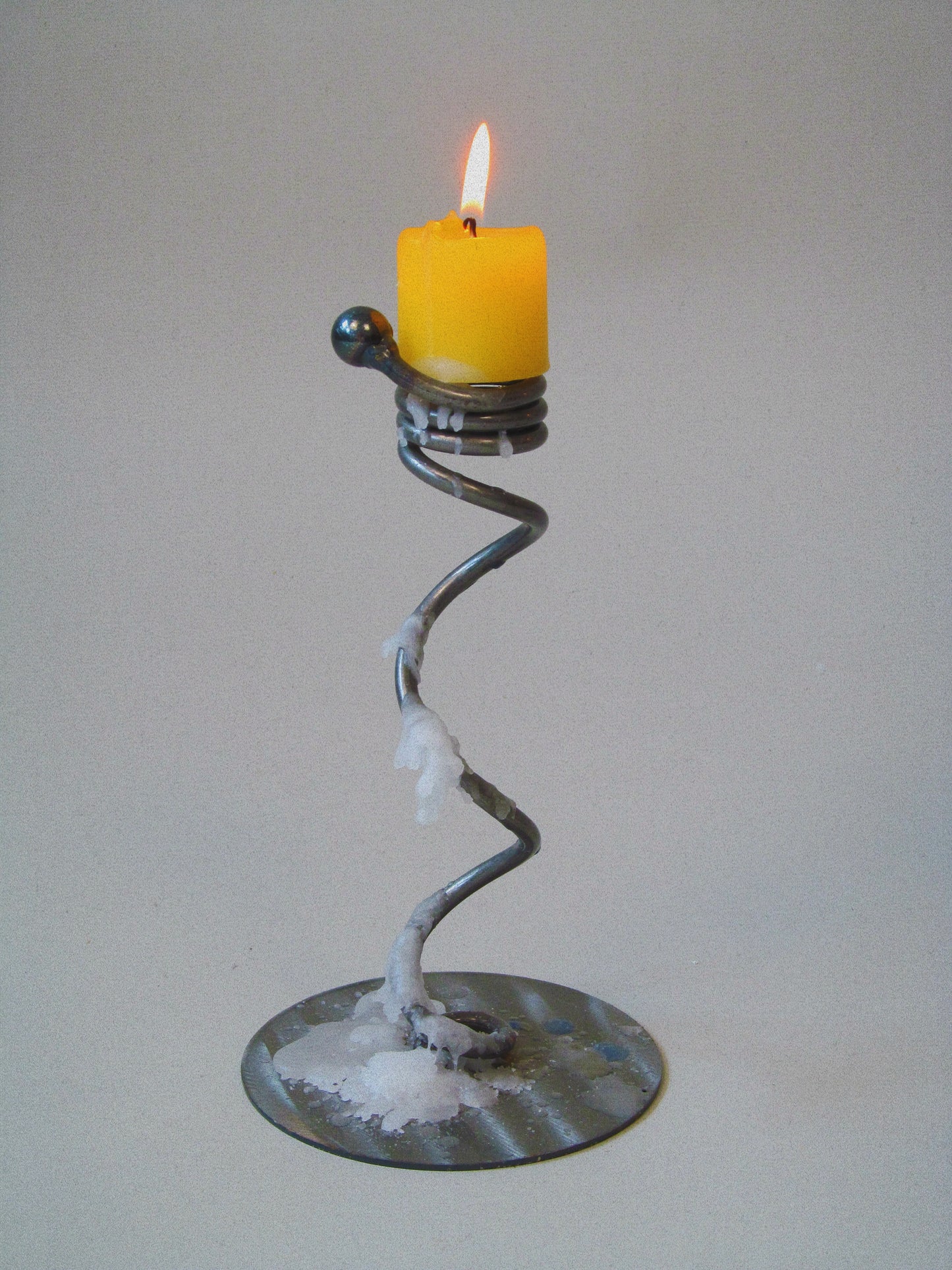 Steel Spiral Candleholders