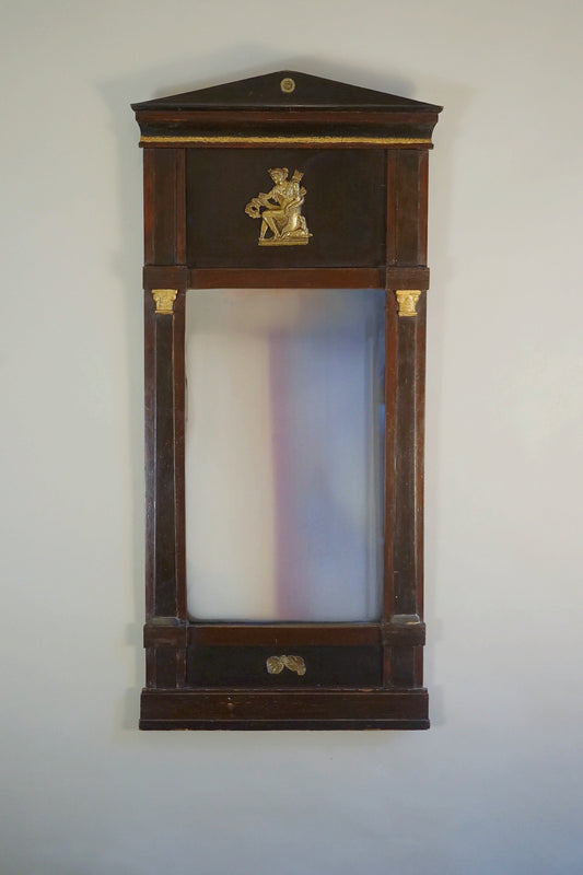 Karl Johan Period Wall Mirror, Sweden, c.1820–1840