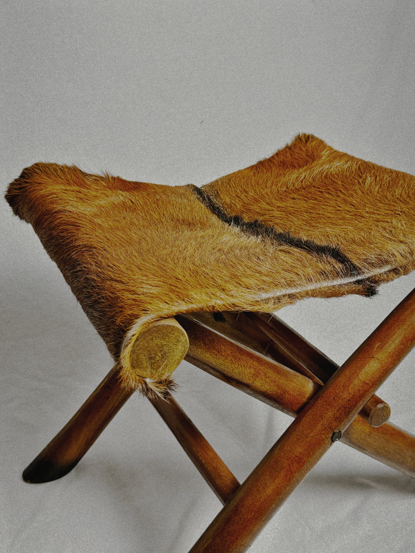 Goat Hide Stool