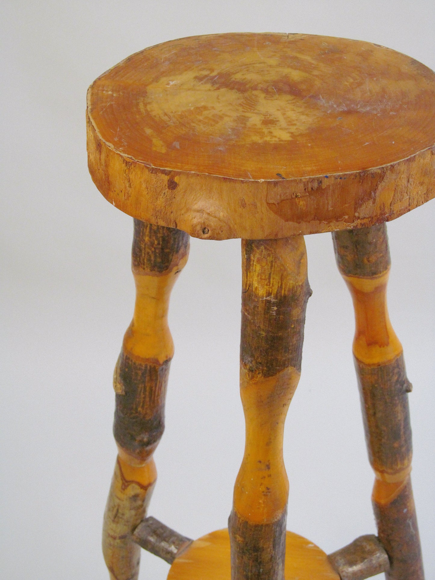 Naturalistic Wooden End Table