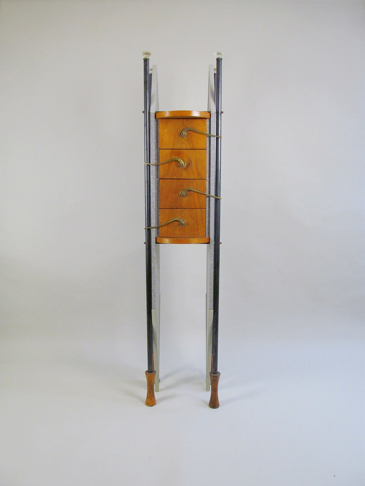 Sculptural Four-Drawer Standing Cabinet, Italy c.1970s - ON HOLD