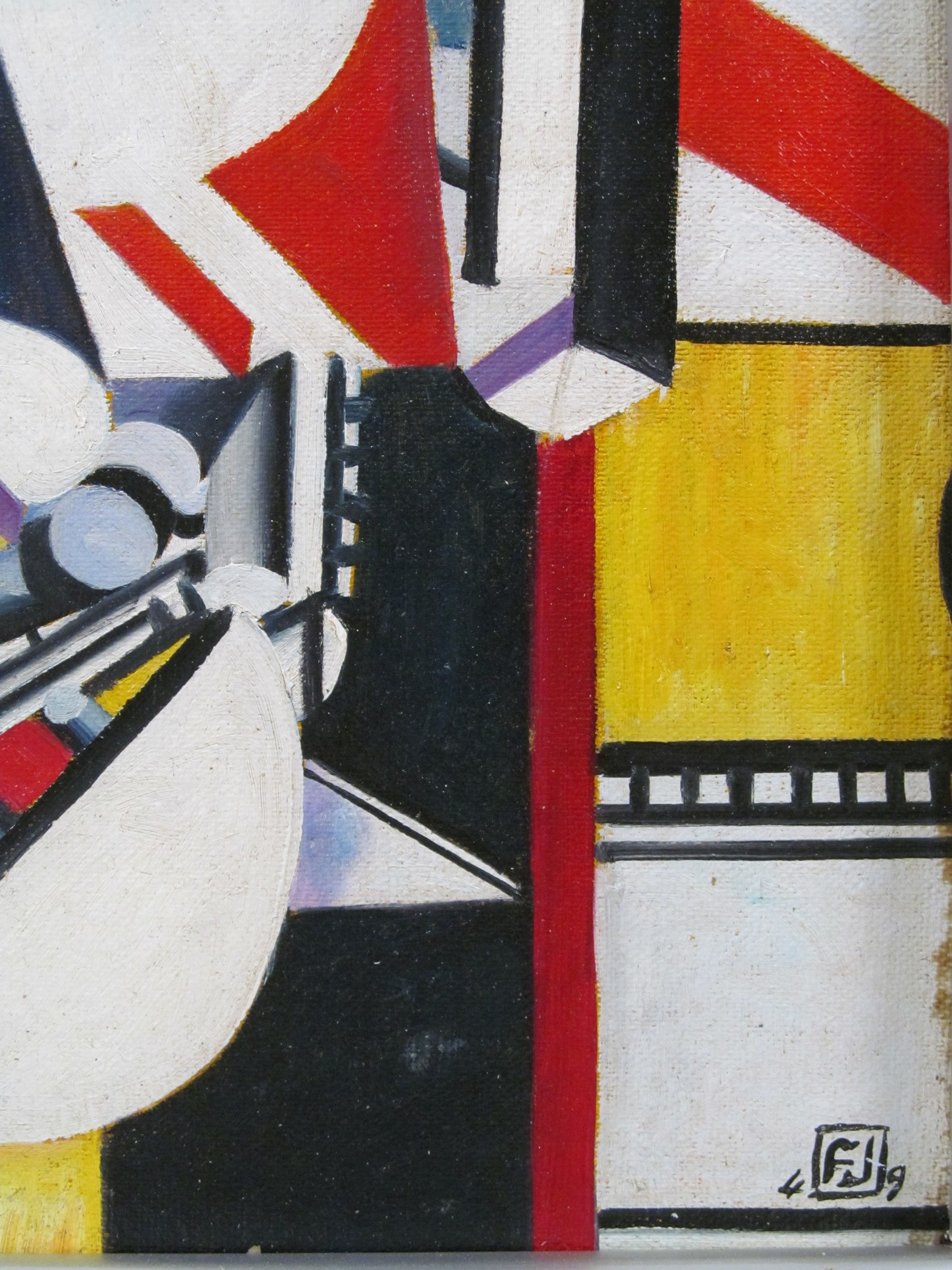 Oil on Board, School of Fernand Léger, 1949 - ON HOLD