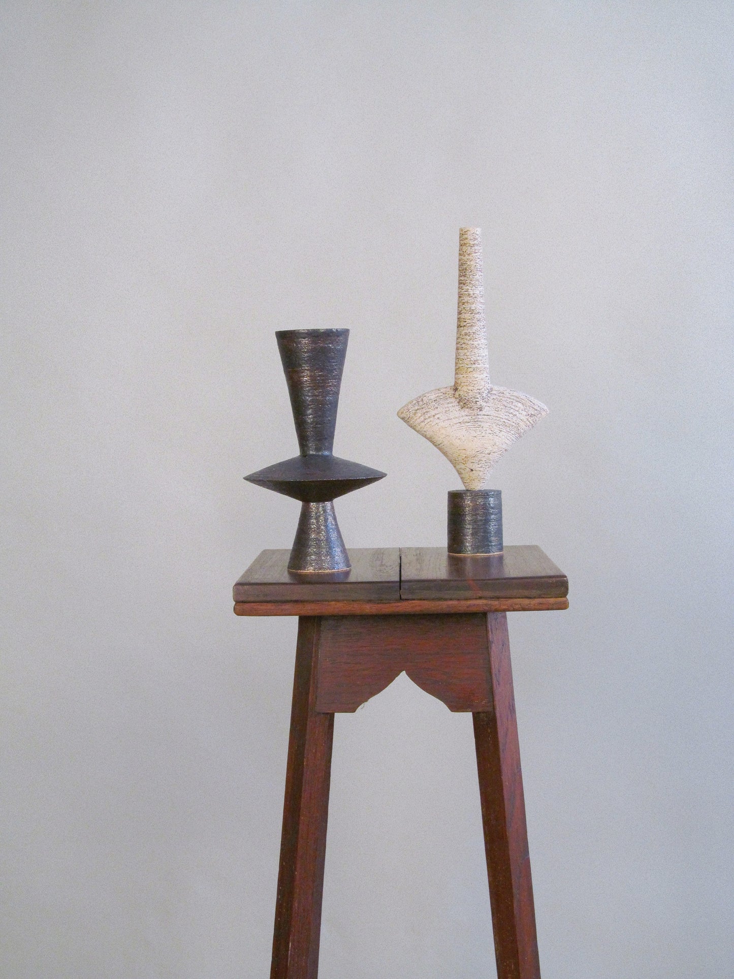 Pair of Dameon Lynn Ceramic Forms