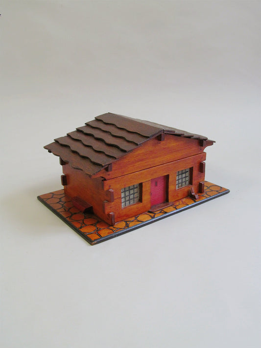 Folk Art Chalet Box