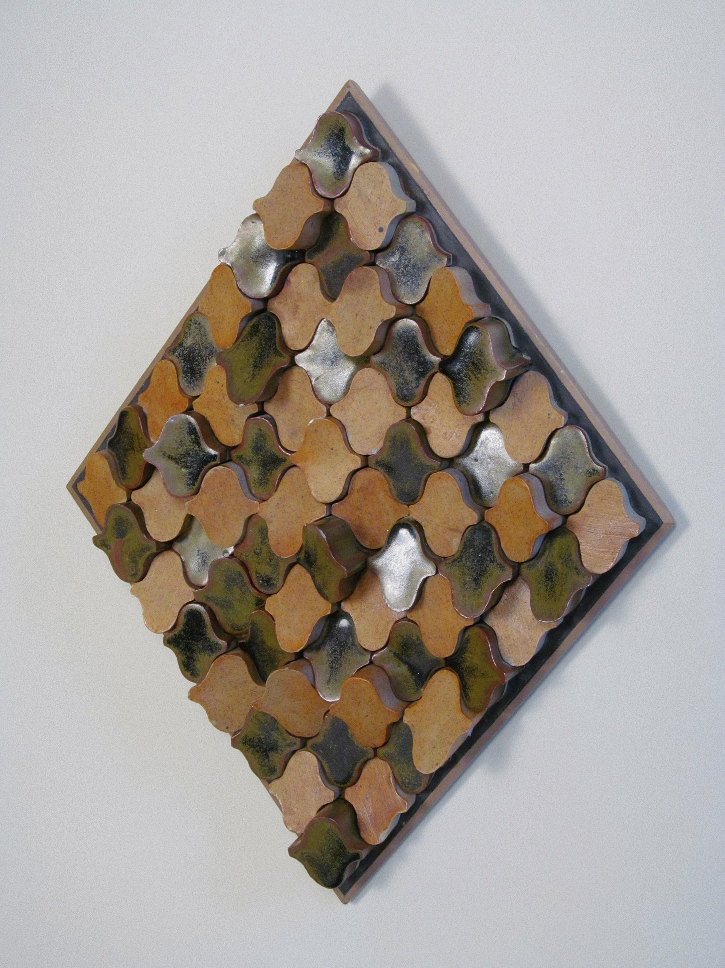 Derbyshire School of Art Ceramic Wall Plaque with Original Case c.1970