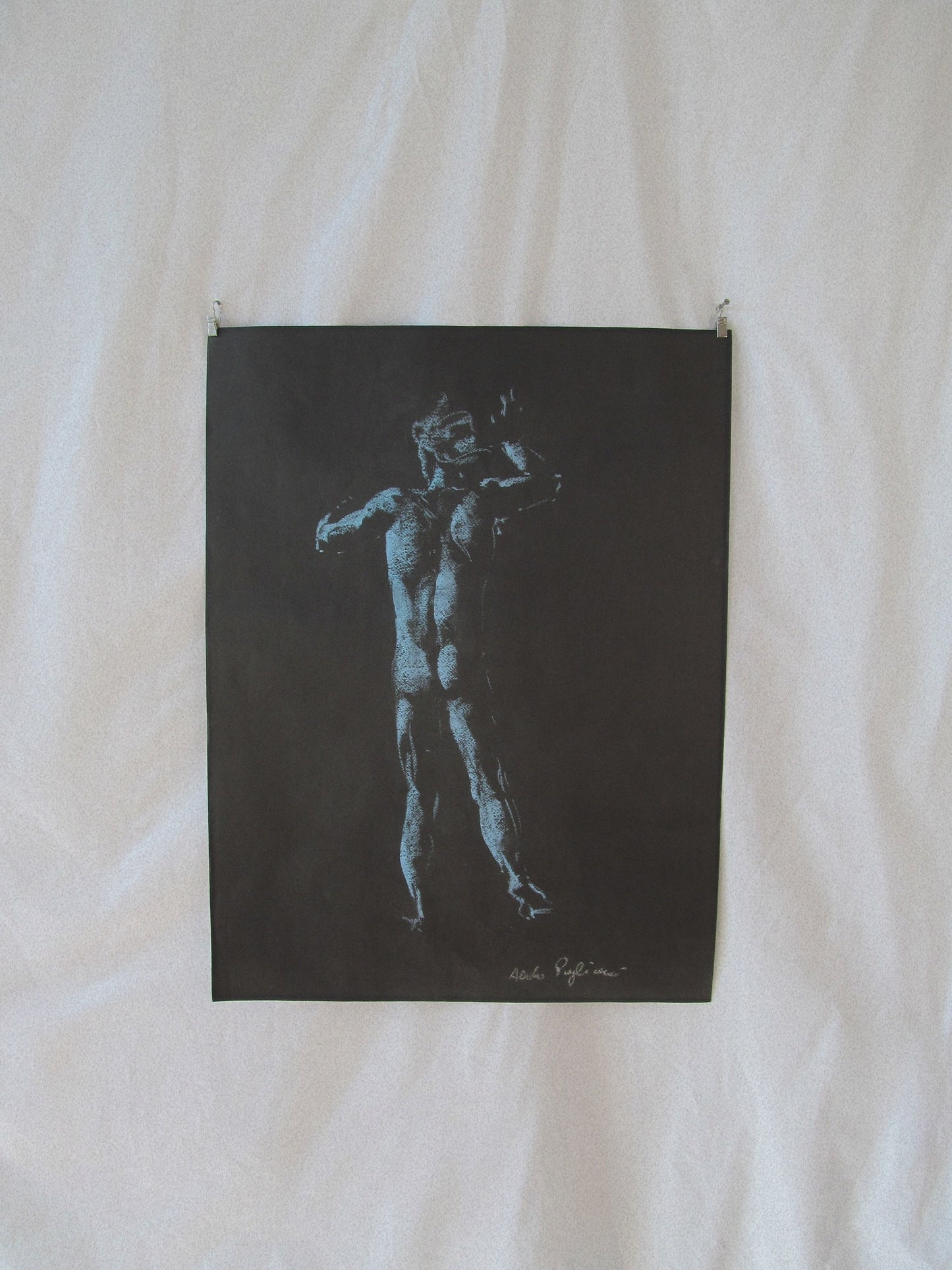 80’s Italian Chalk Drawing