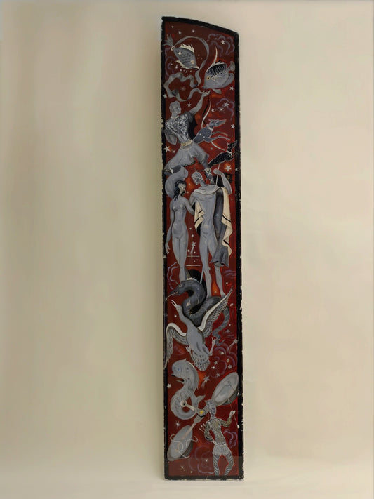 Pair of Verre Egolimsé Panels