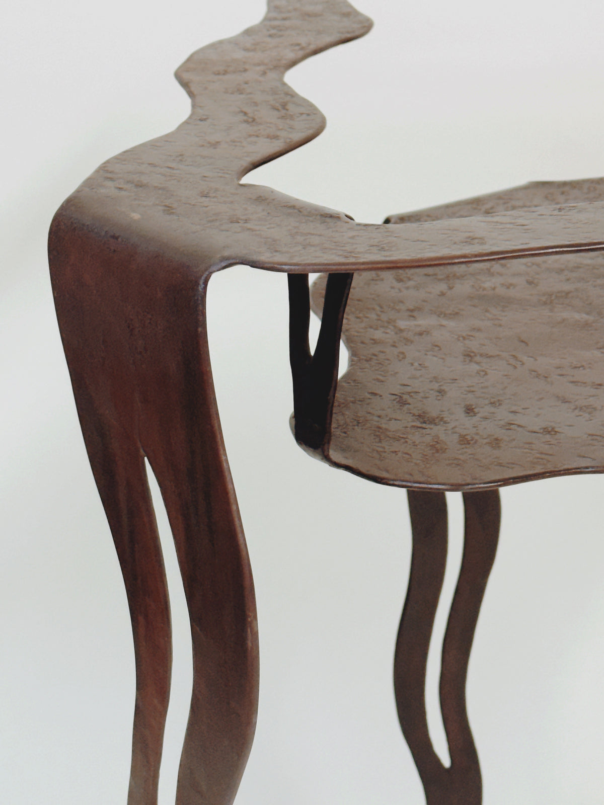 Steel Console Table by Arnaud Maurer