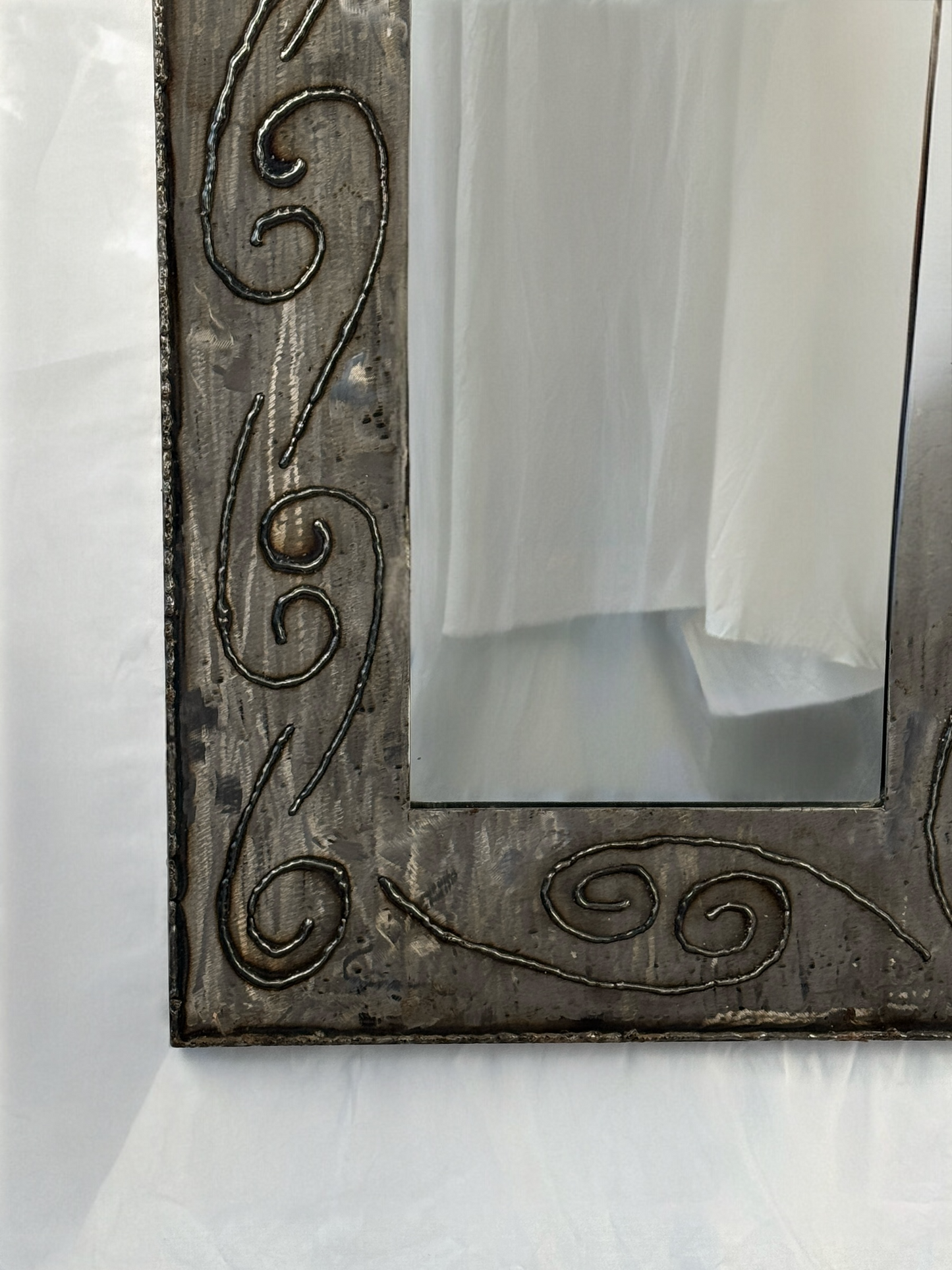 Steel Hall Mirror