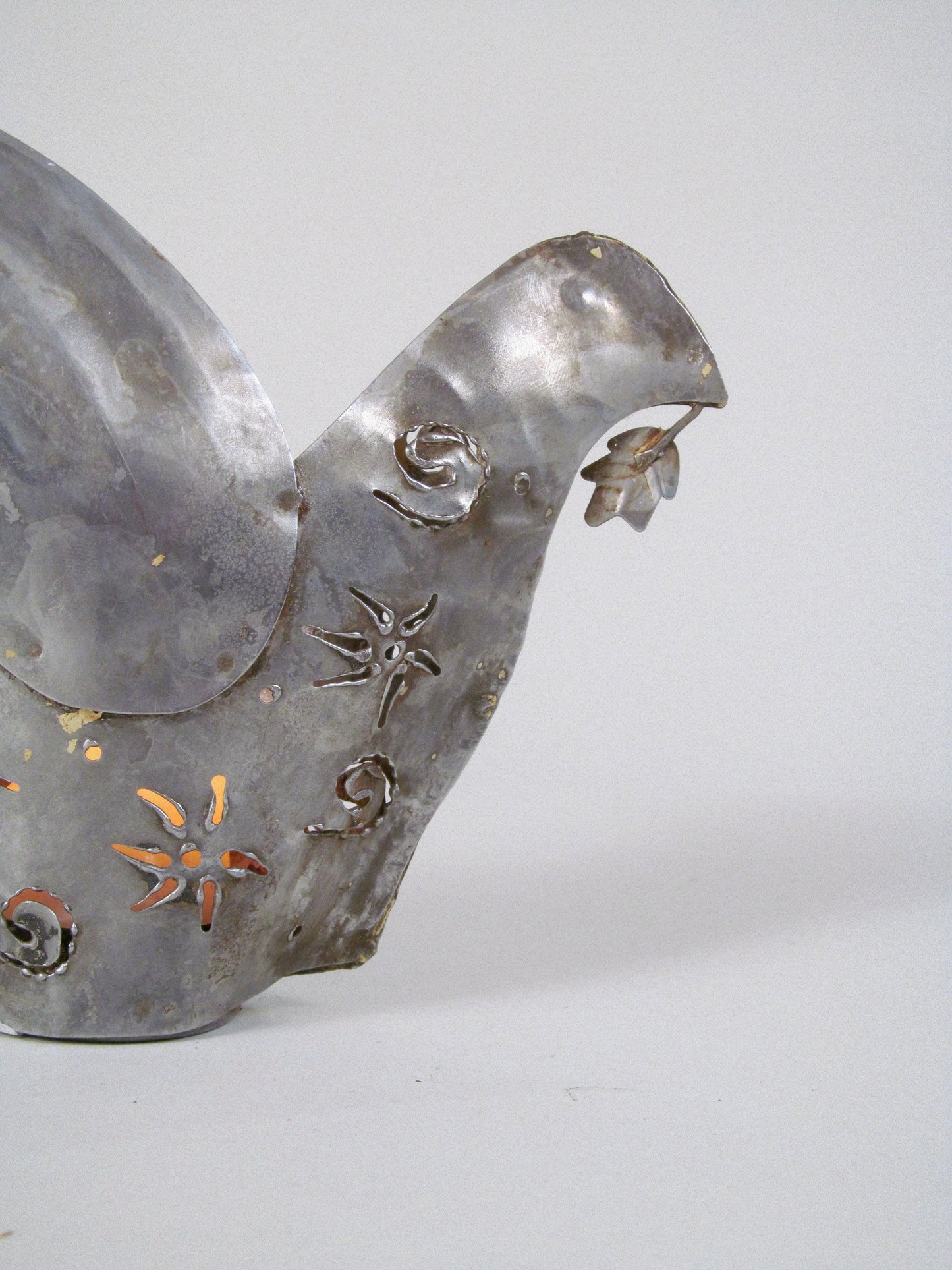 Steel Bird Candleholder