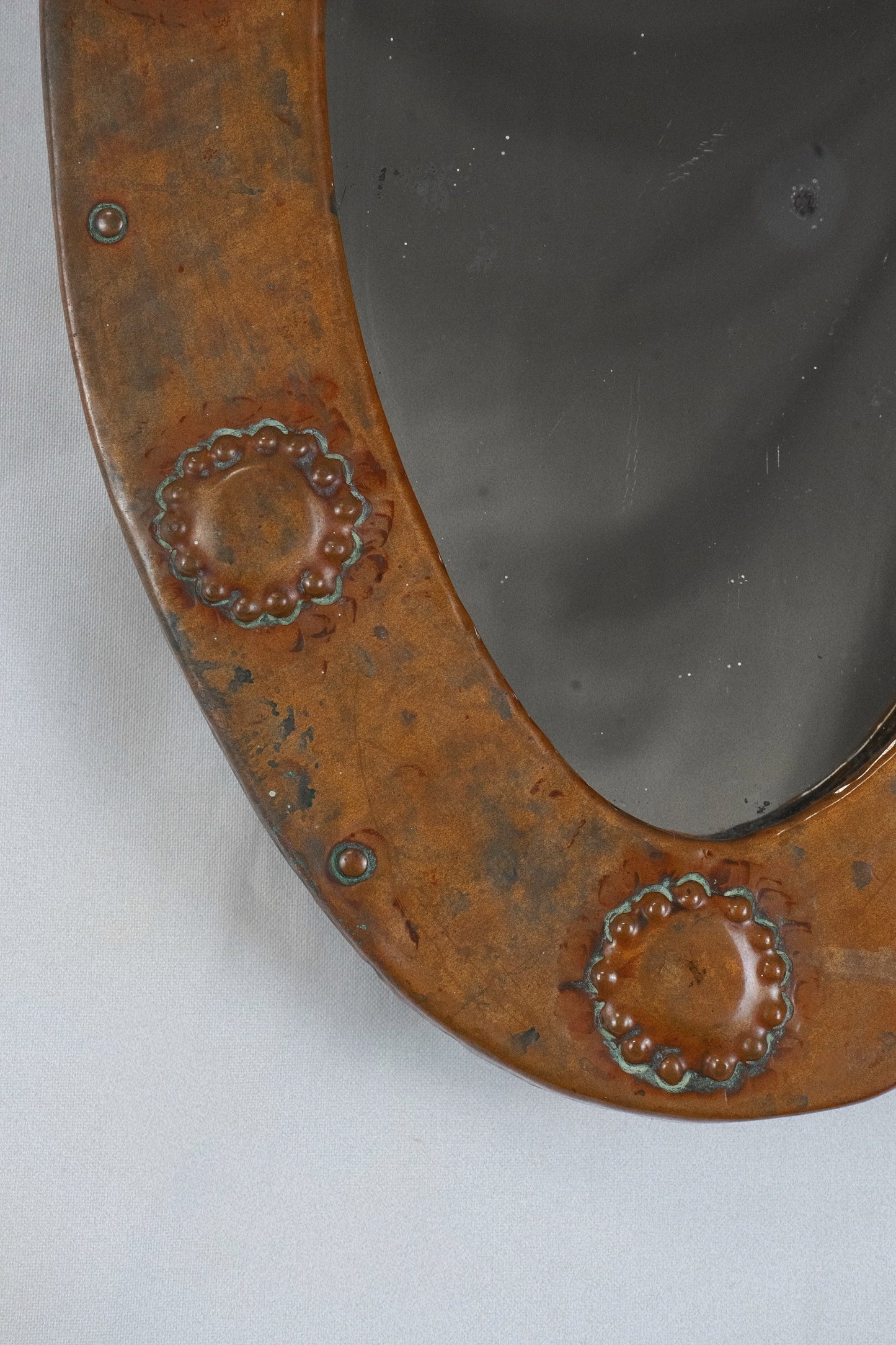 Arts & Crafts Copper Mirror