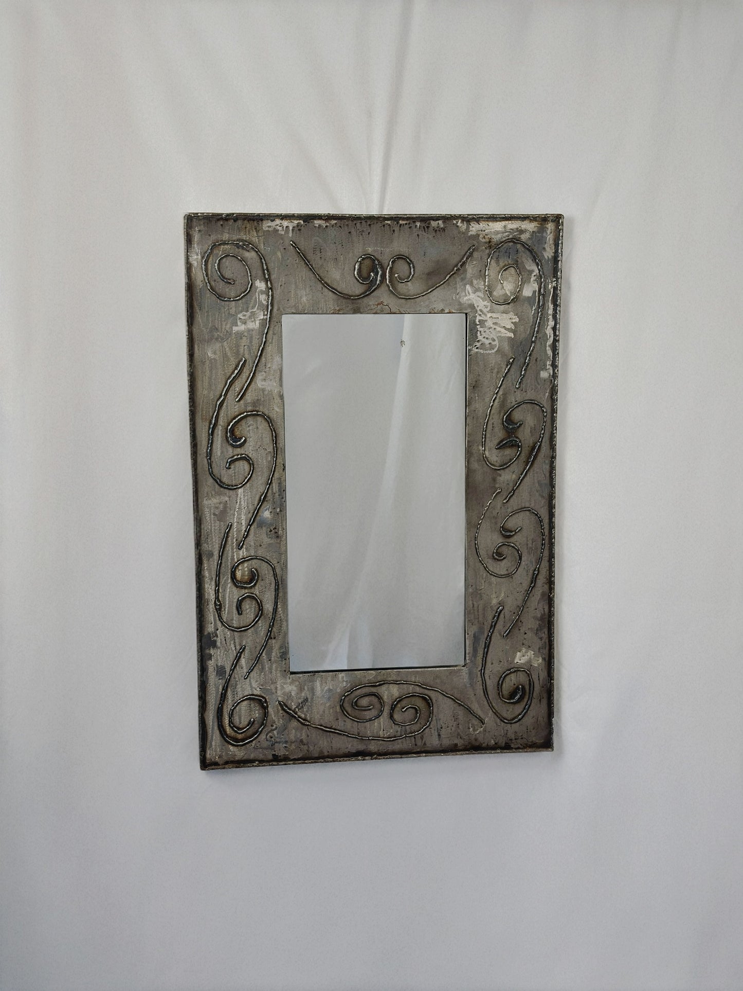 Steel Hall Mirror